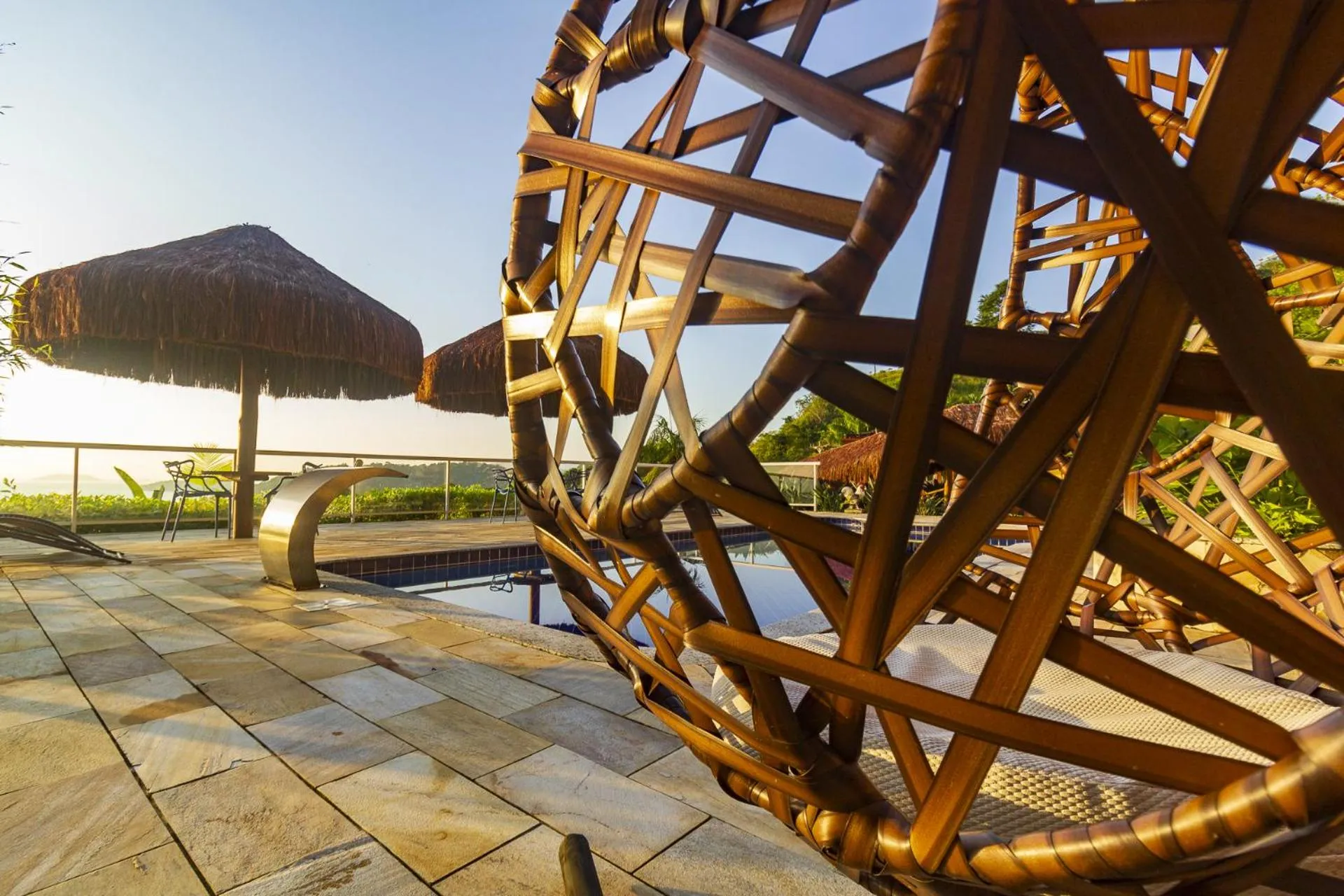 Swimming pool in Pousada Recanto de Paraty