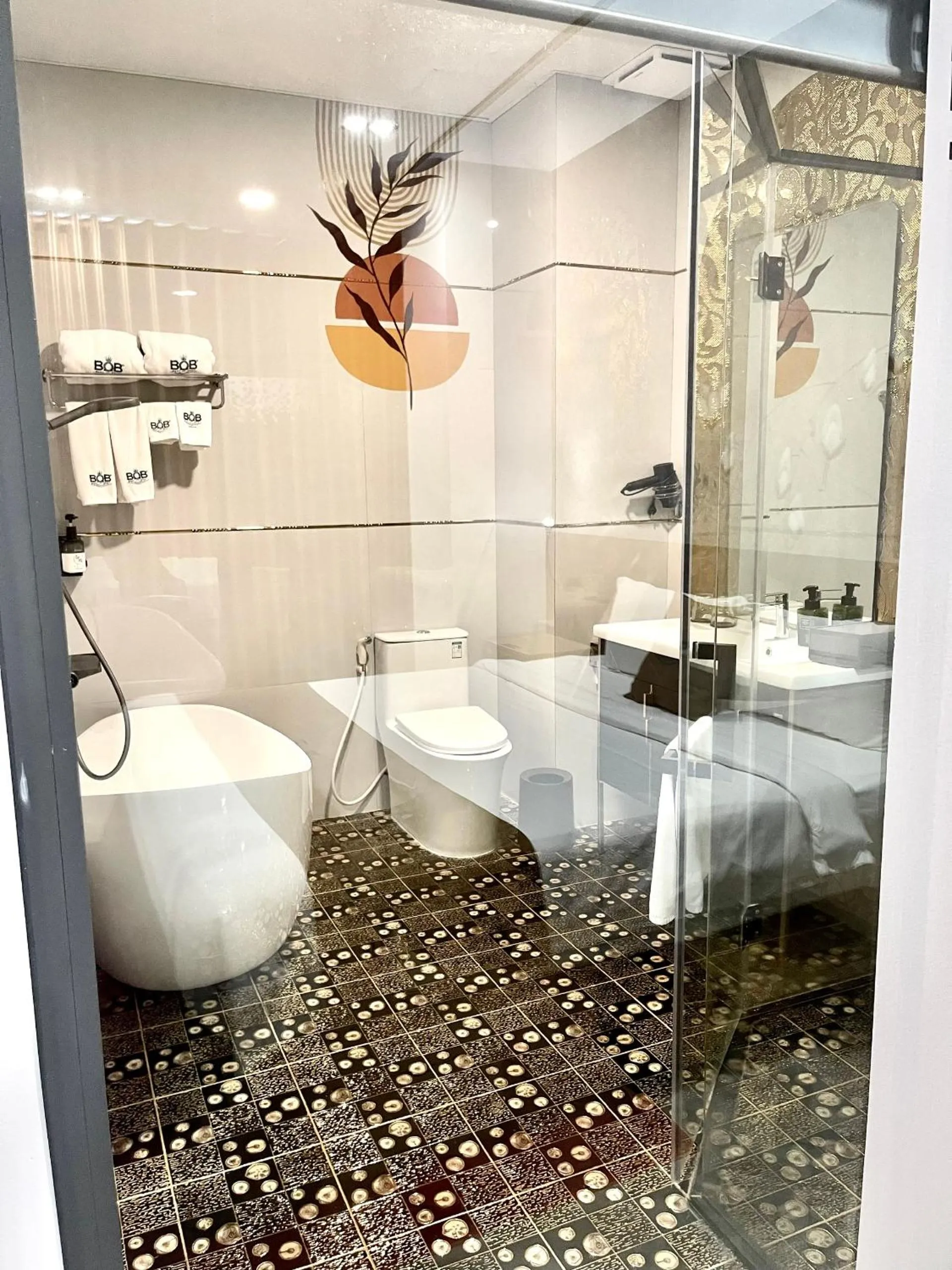 Bathroom in B.O.B Hotel
