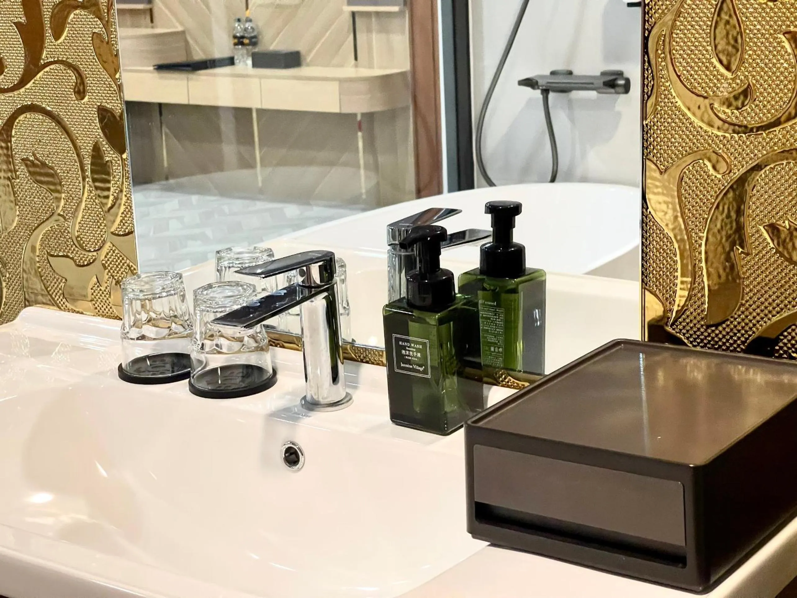 Shower in B.O.B Hotel