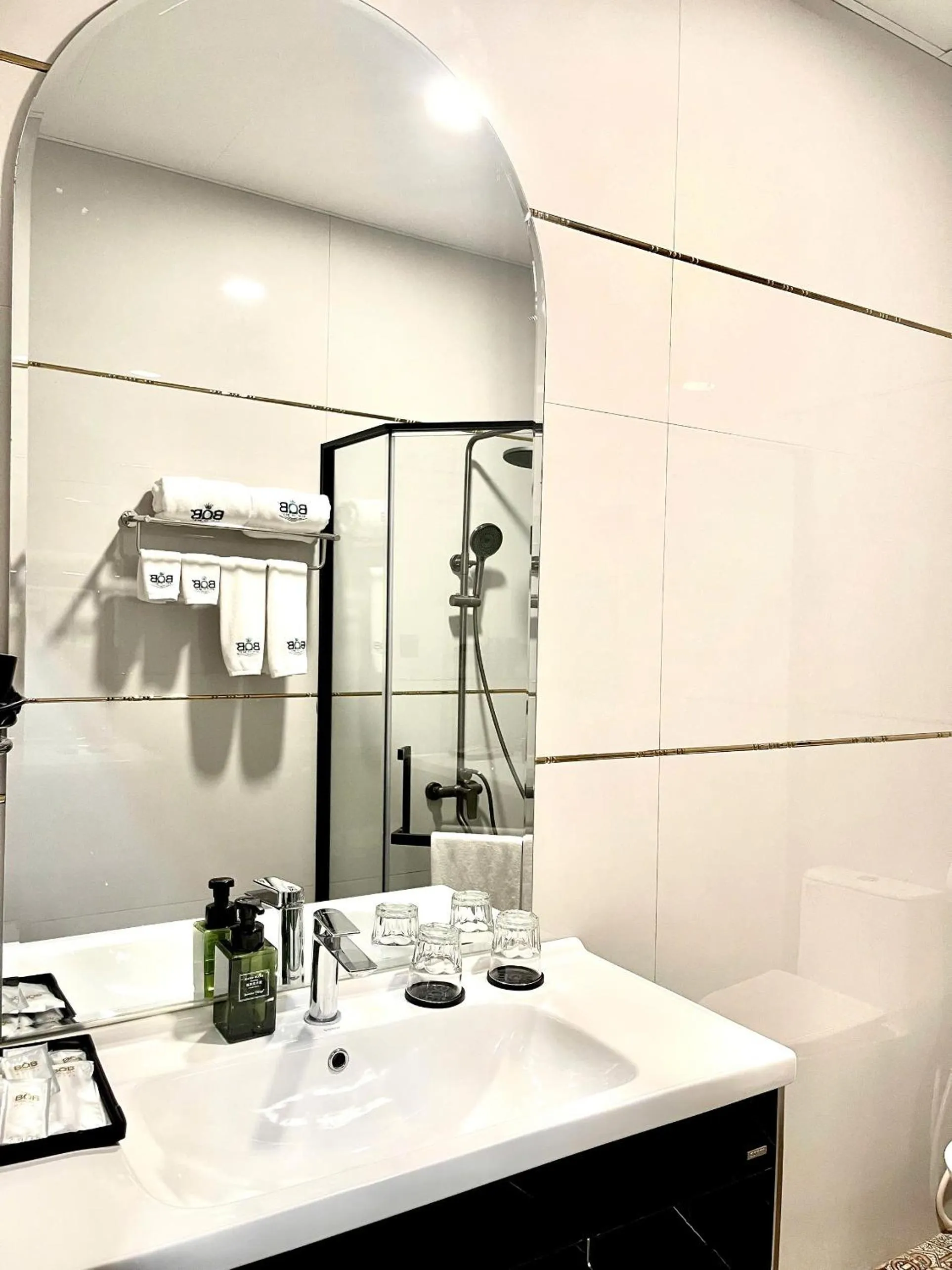 Bathroom in B.O.B Hotel