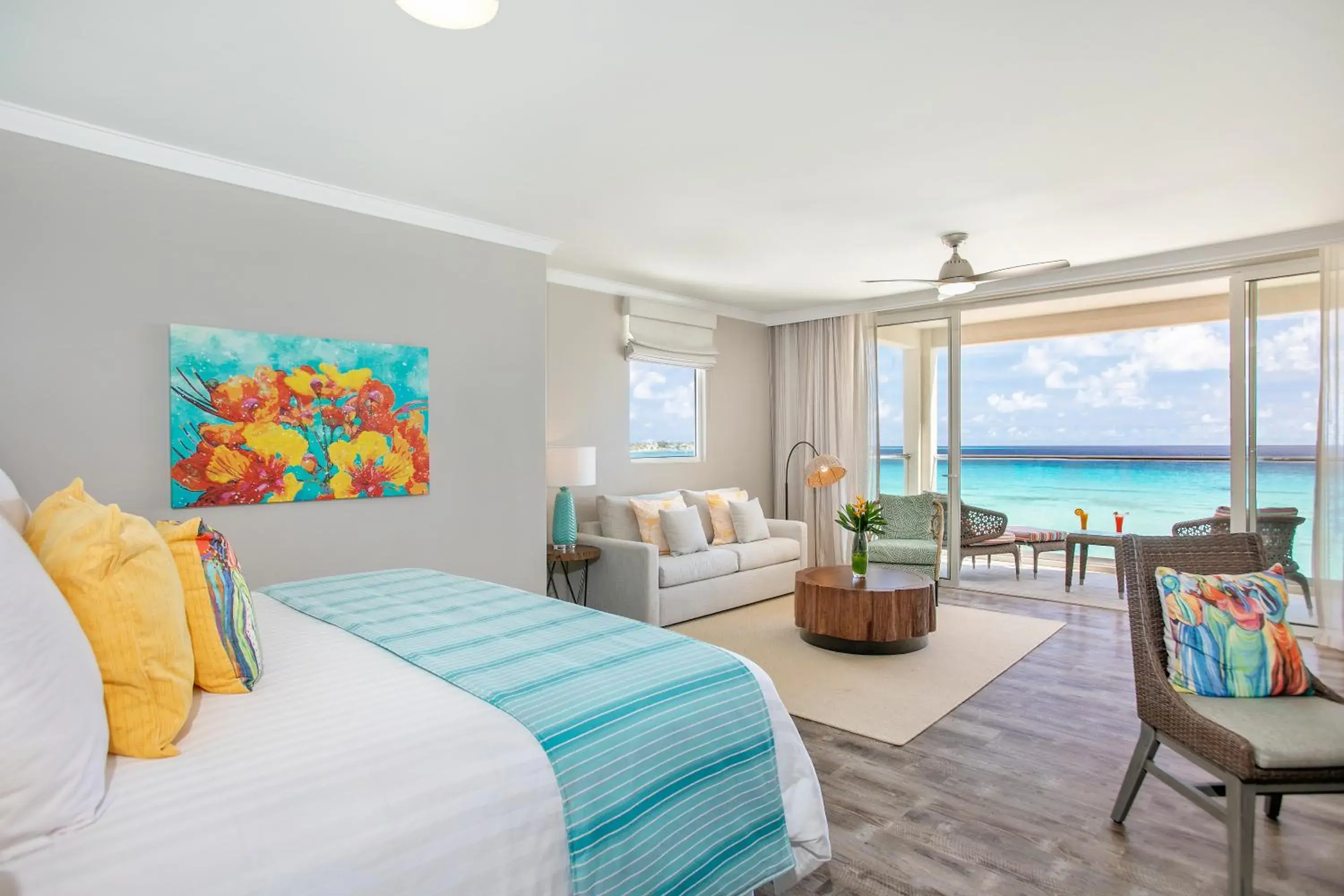 Sea view, Bed in Sea Breeze Beach House All Inclusive by Ocean Hotels Sea view, Bed in Sea Breeze Beach House All Inclusive by Ocean Hotels