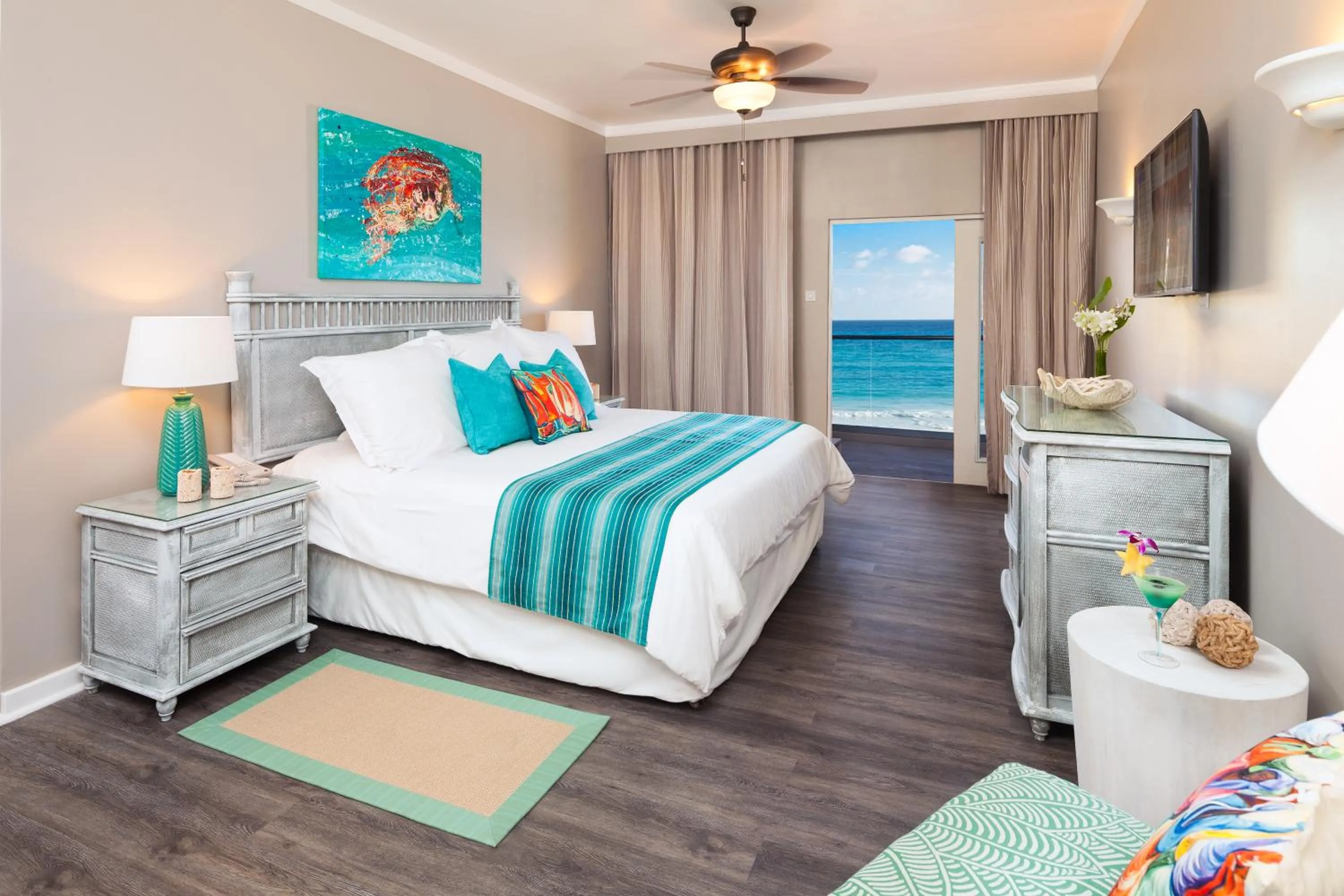 Bed in Sea Breeze Beach House All Inclusive by Ocean Hotels