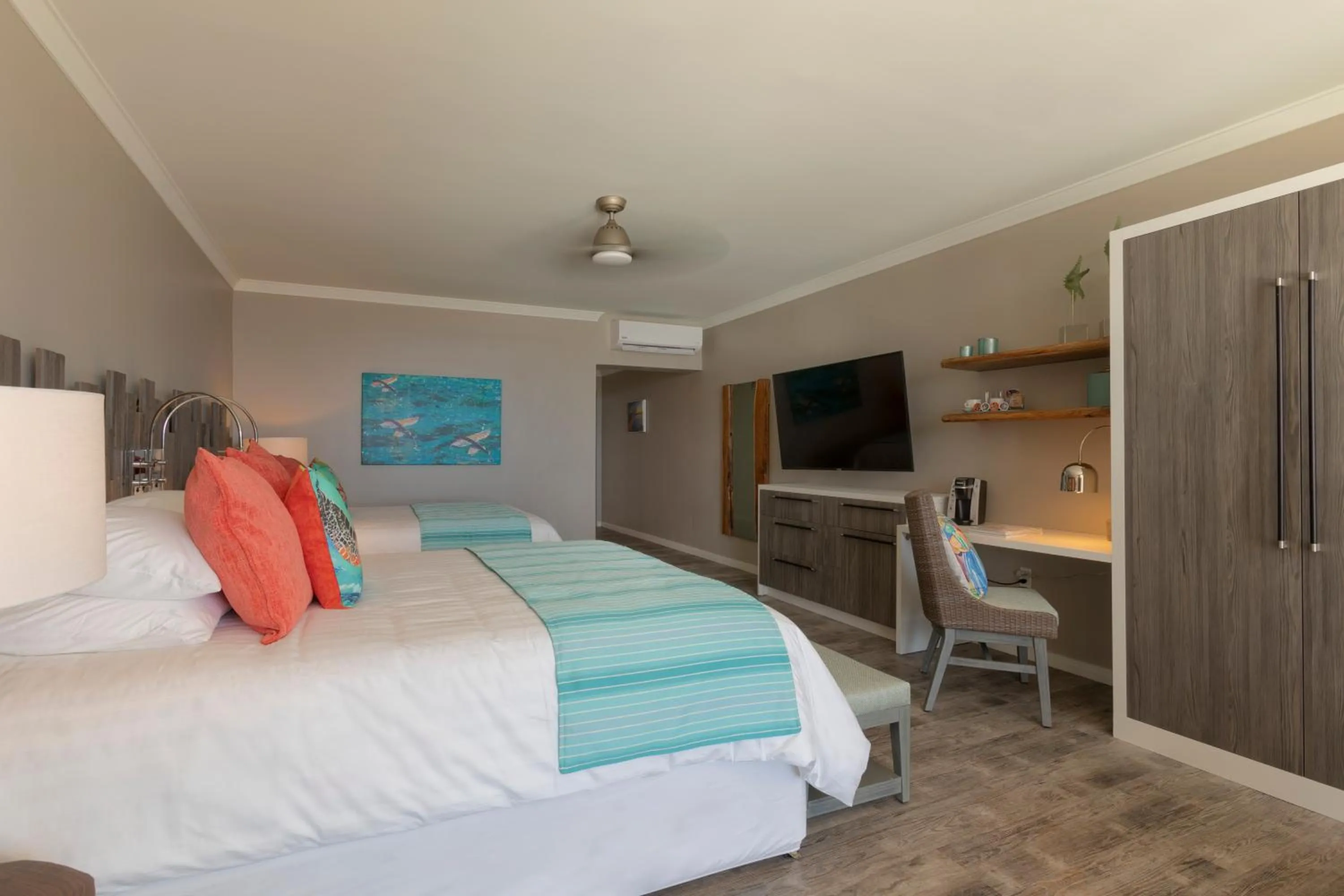 TV and multimedia, Bed in Sea Breeze Beach House All Inclusive by Ocean Hotels