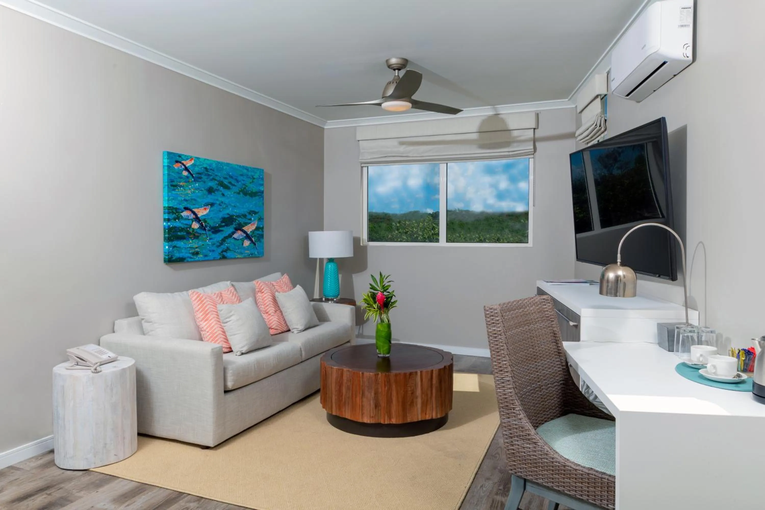 Living room in Sea Breeze Beach House All Inclusive by Ocean Hotels