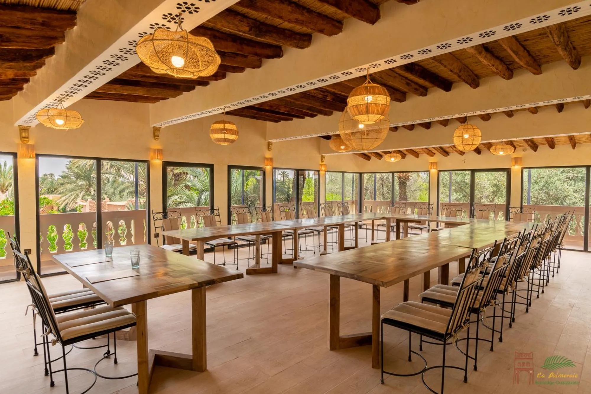 Restaurant/places to eat in Ecolodge La Palmeraie