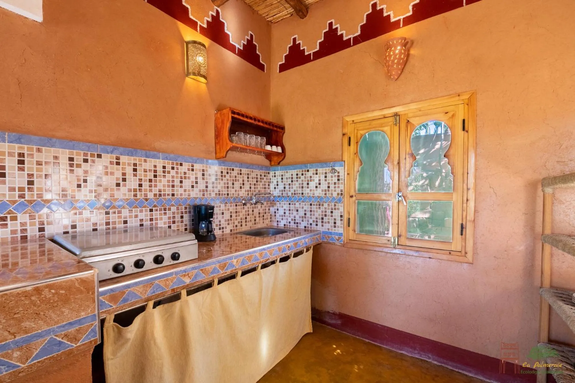 stove in Ecolodge La Palmeraie