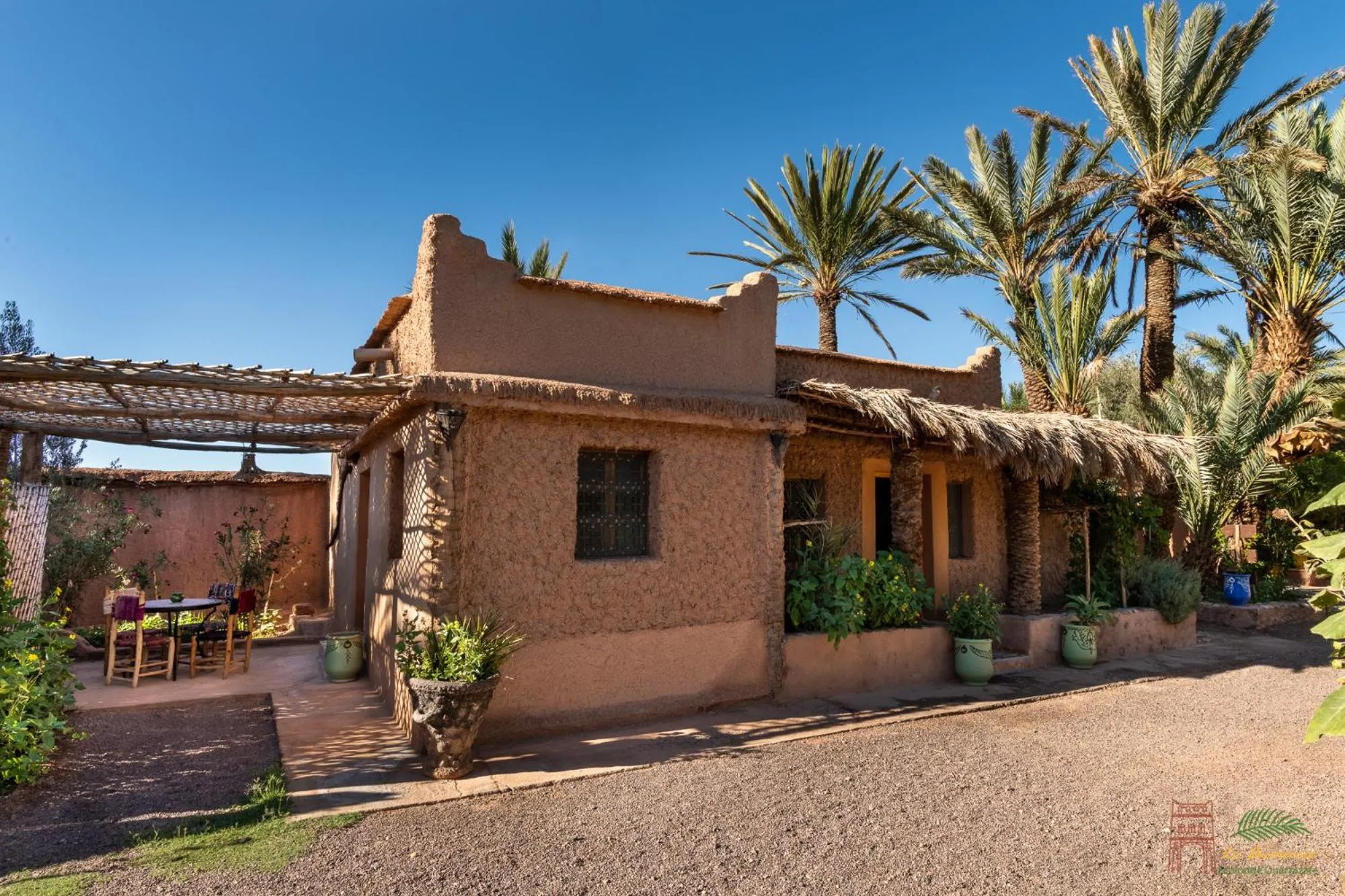 Property building in Ecolodge La Palmeraie