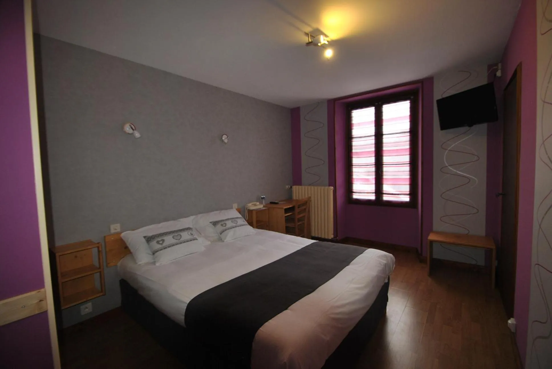 Bed in Auberge du Hérisson