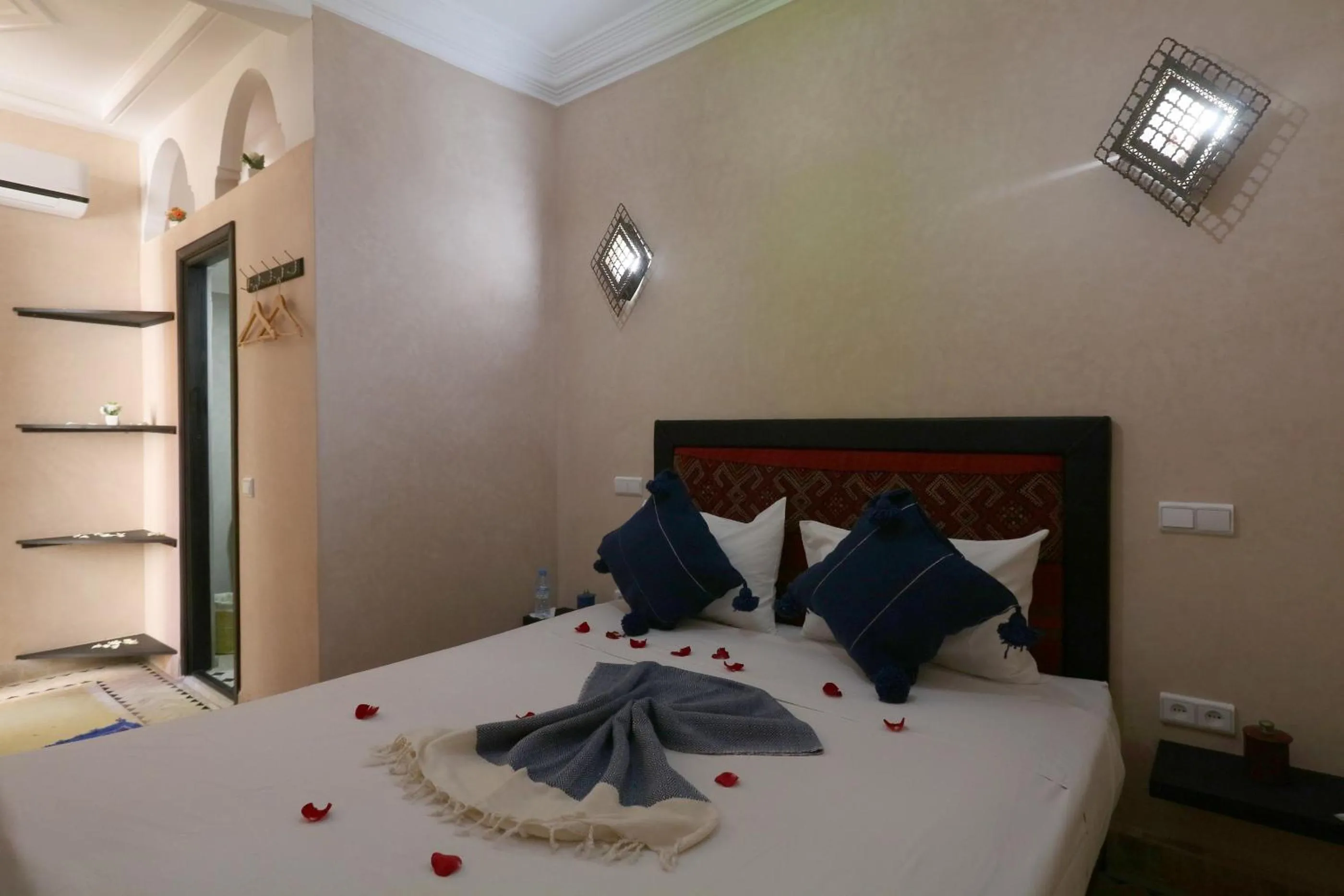 Bed in Riad Elite
