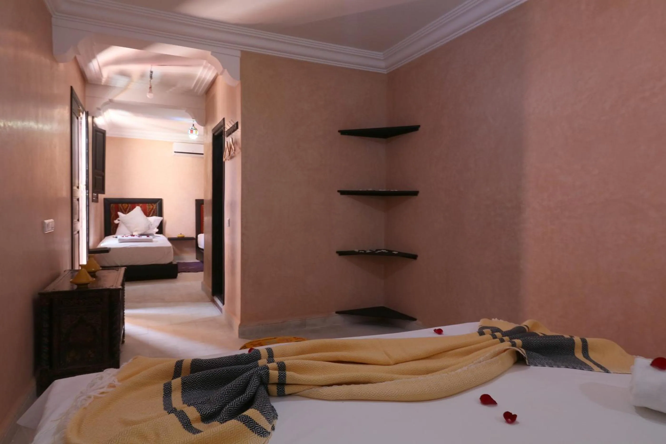 Bed in Riad Elite
