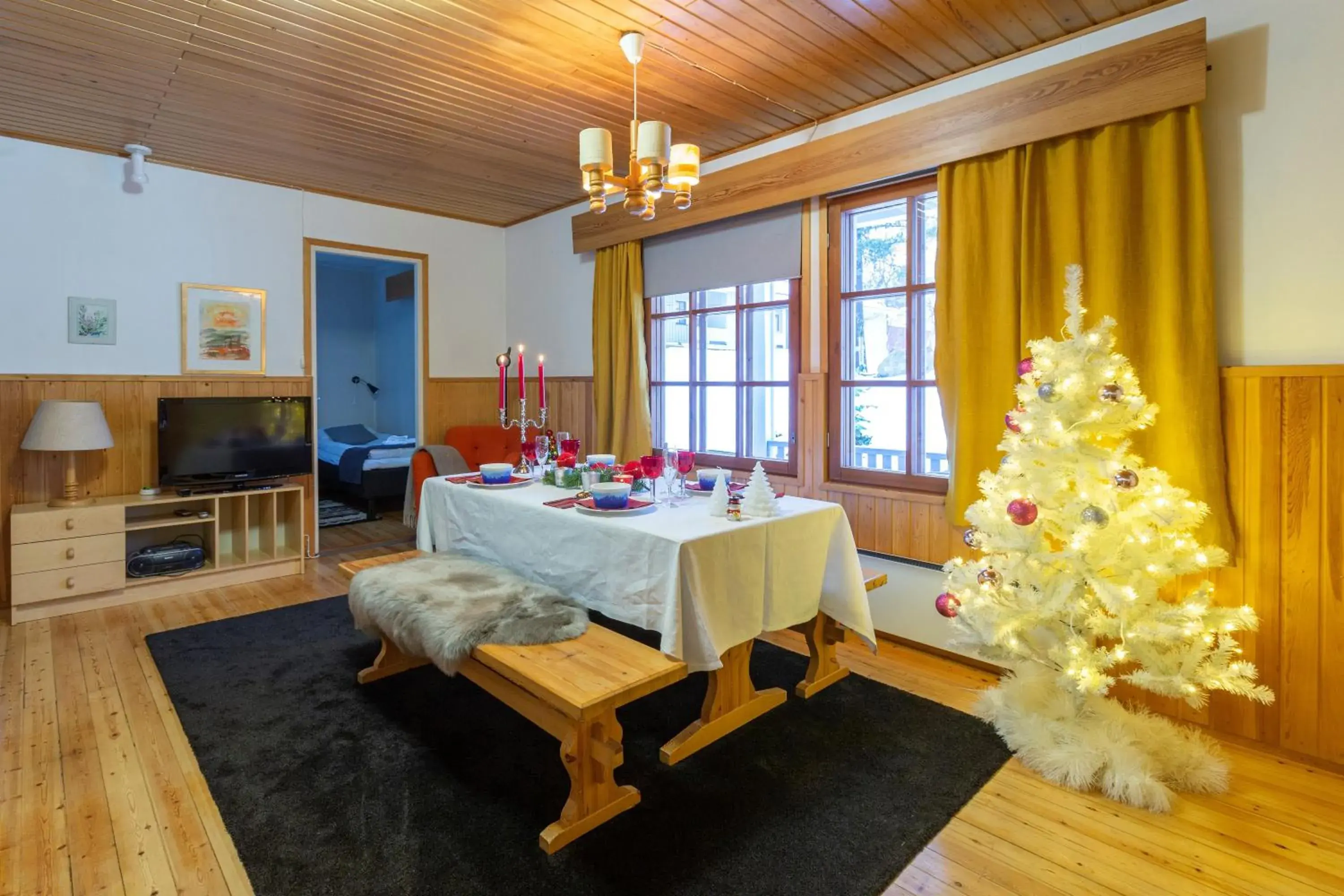 Four-Bedroom Apartment with Sauna in Kuukkeli Apartments Saarisatu ja Urupää Four-Bedroom Apartment with Sauna in Kuukkeli Apartments Saarisatu ja Urupää