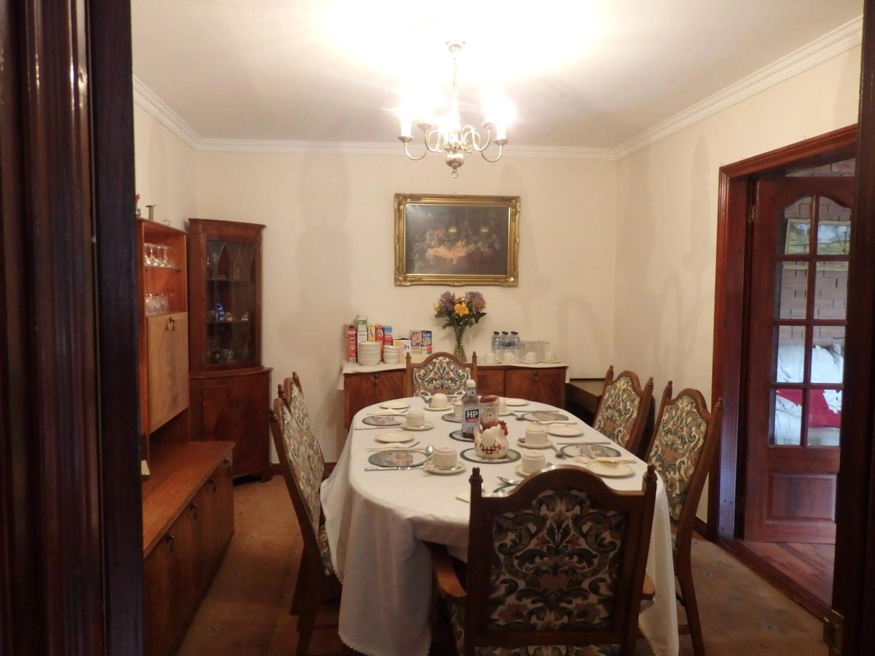 Dining area in HayLaneLodge