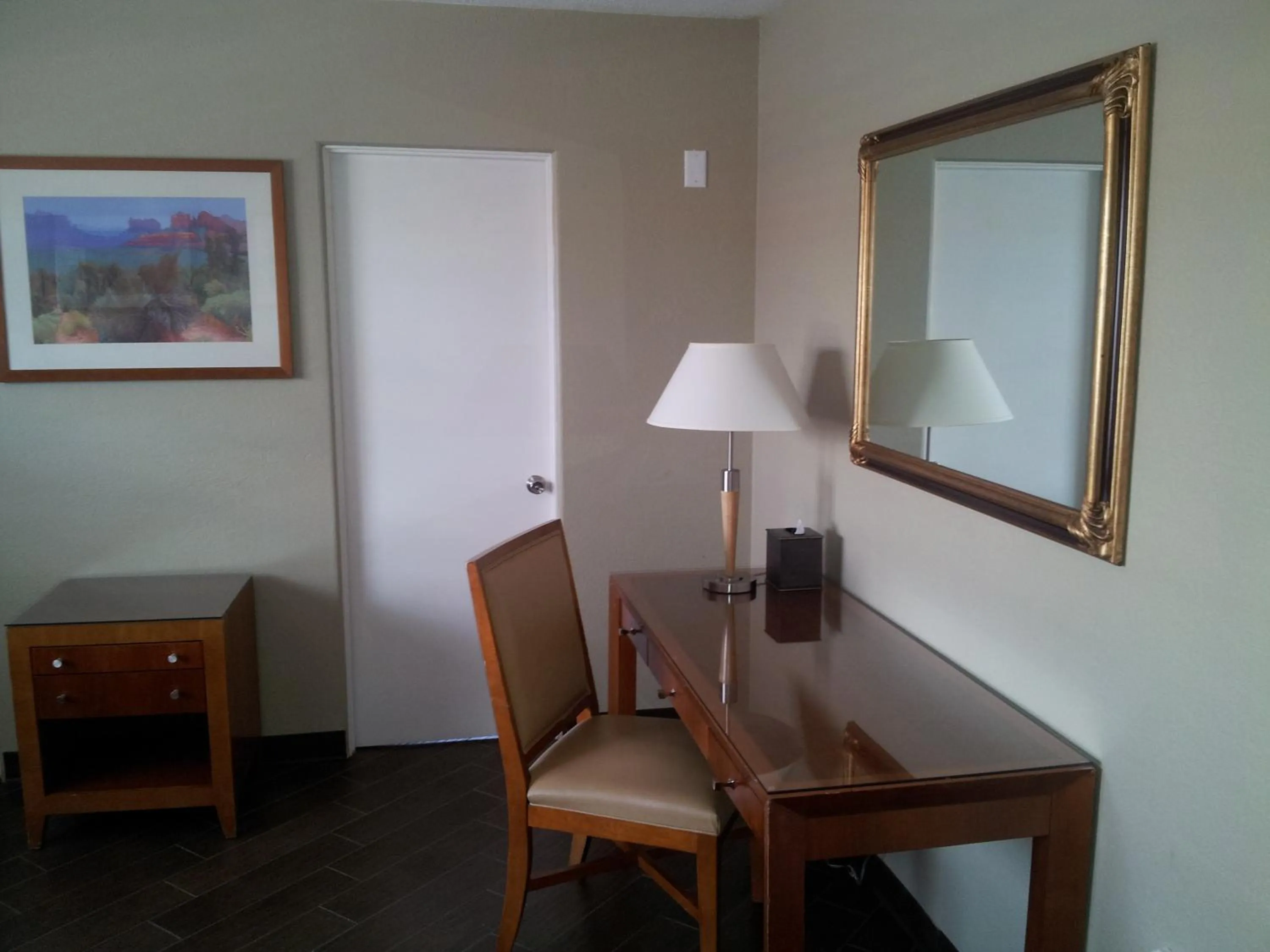 Seating area in Oasis Boutique Motel