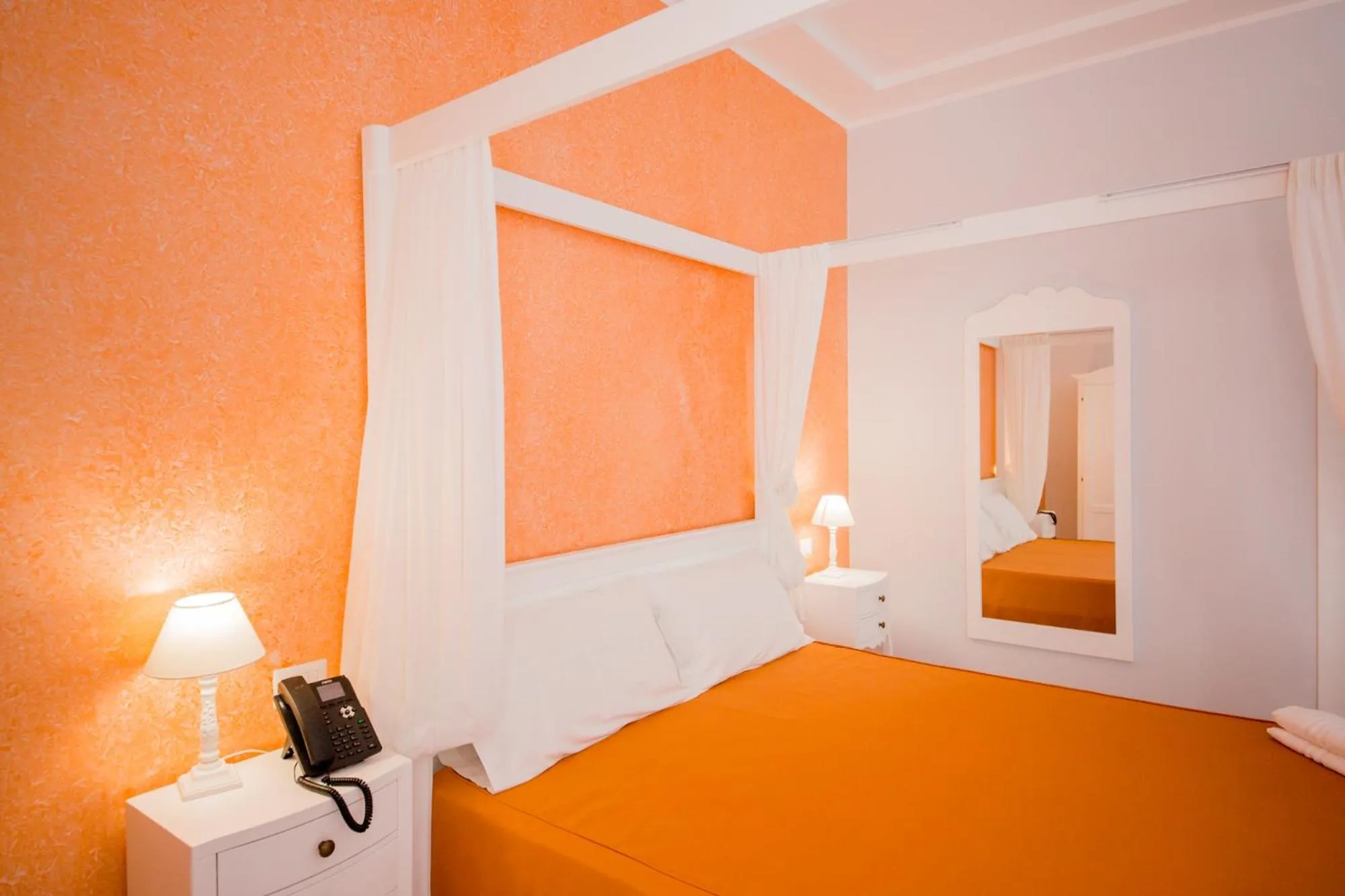 Bed in Odysseus Hotel