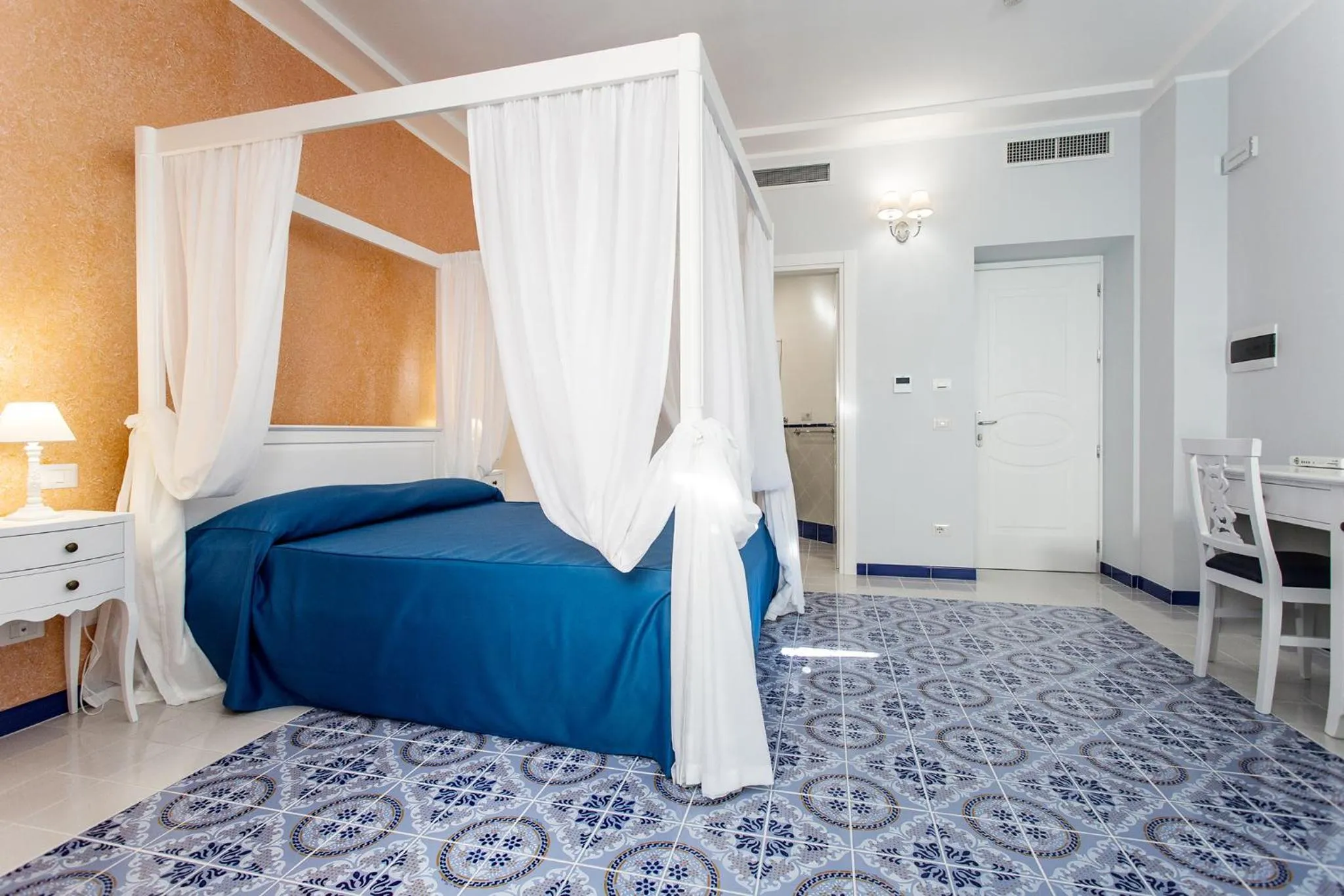 Bed in Odysseus Hotel