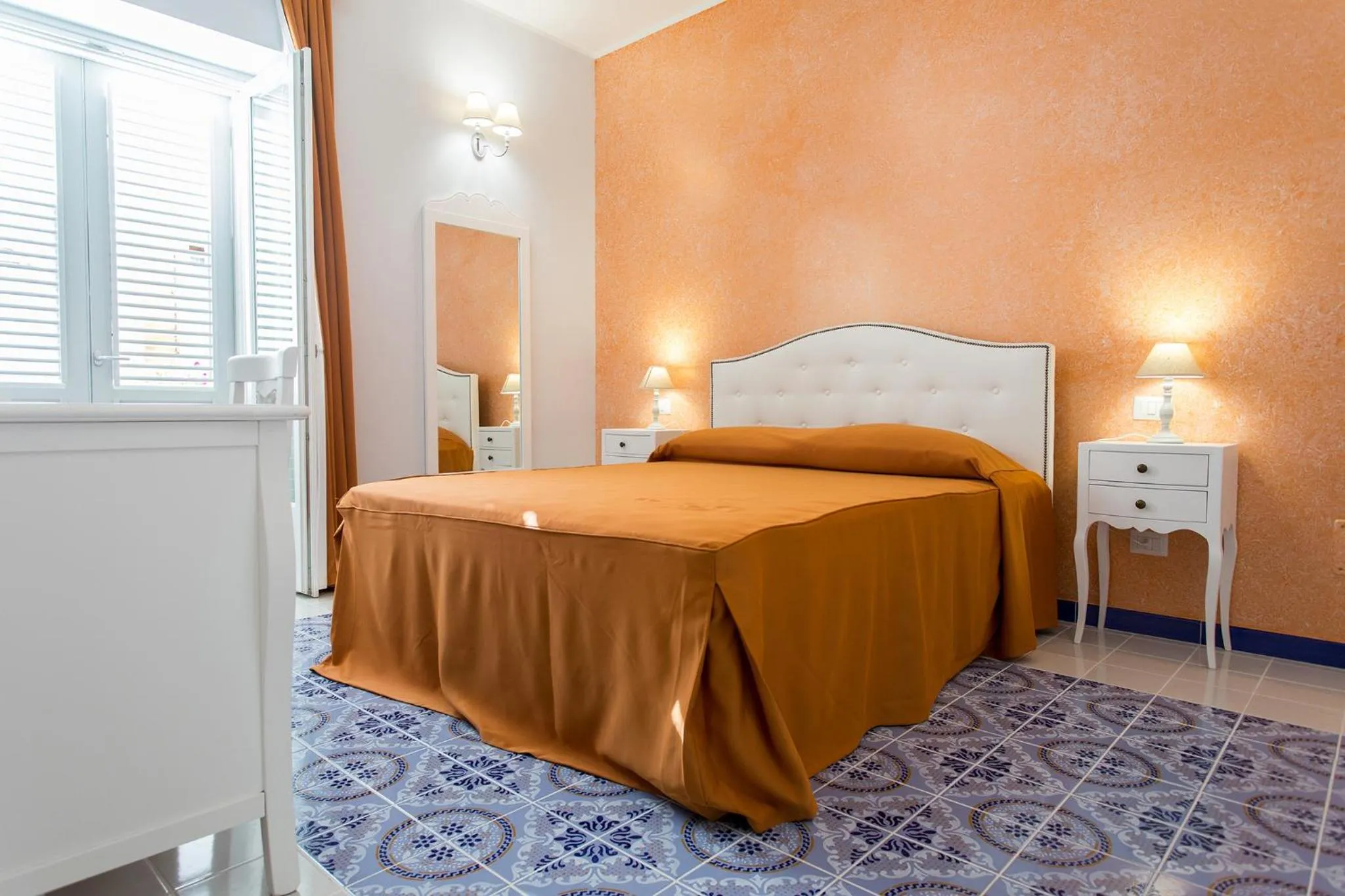 Bed in Odysseus Hotel