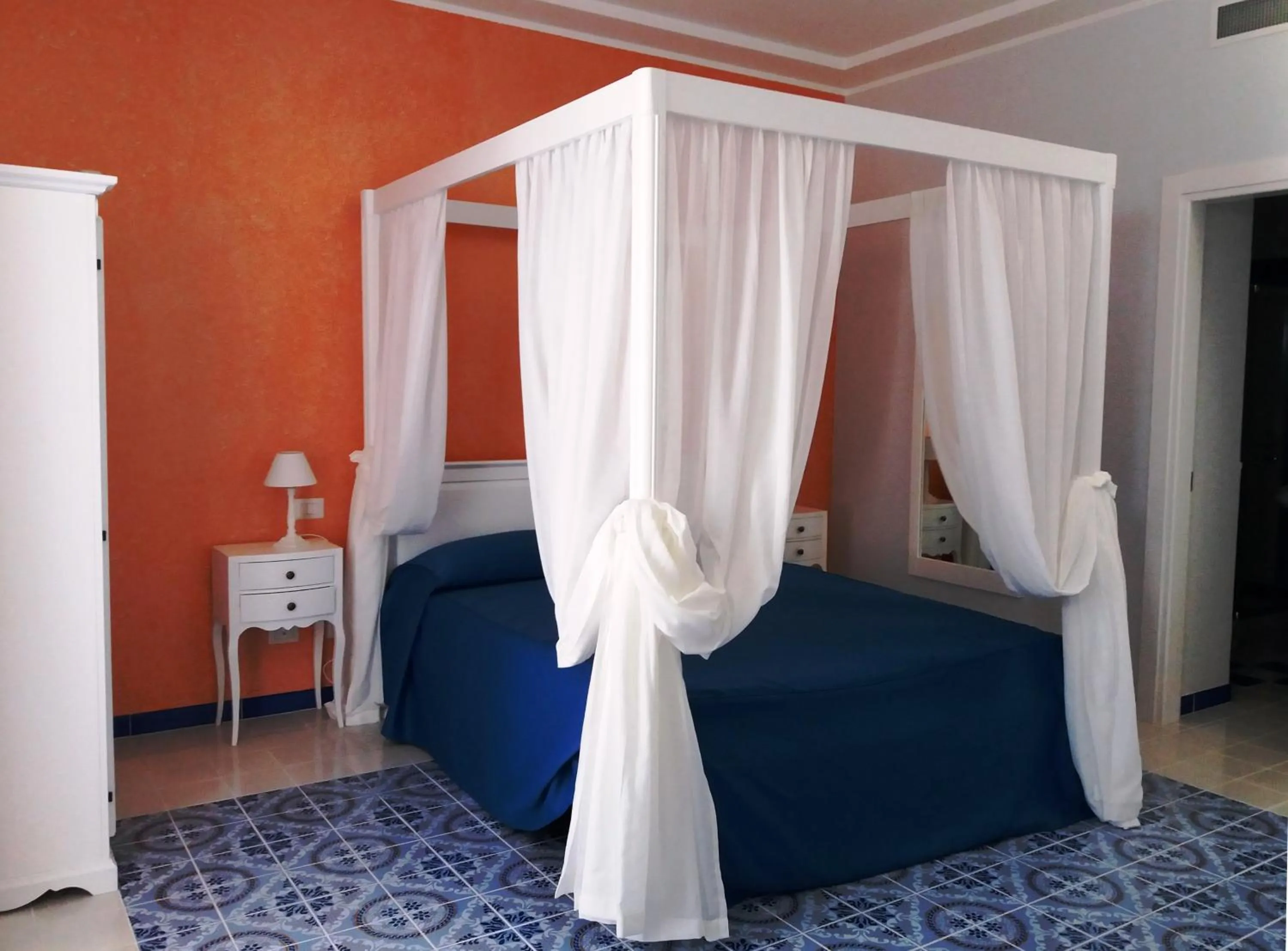 Bed in Odysseus Hotel