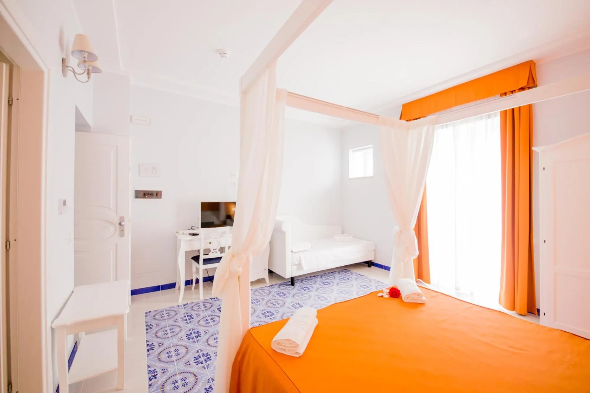 Bed in Odysseus Hotel