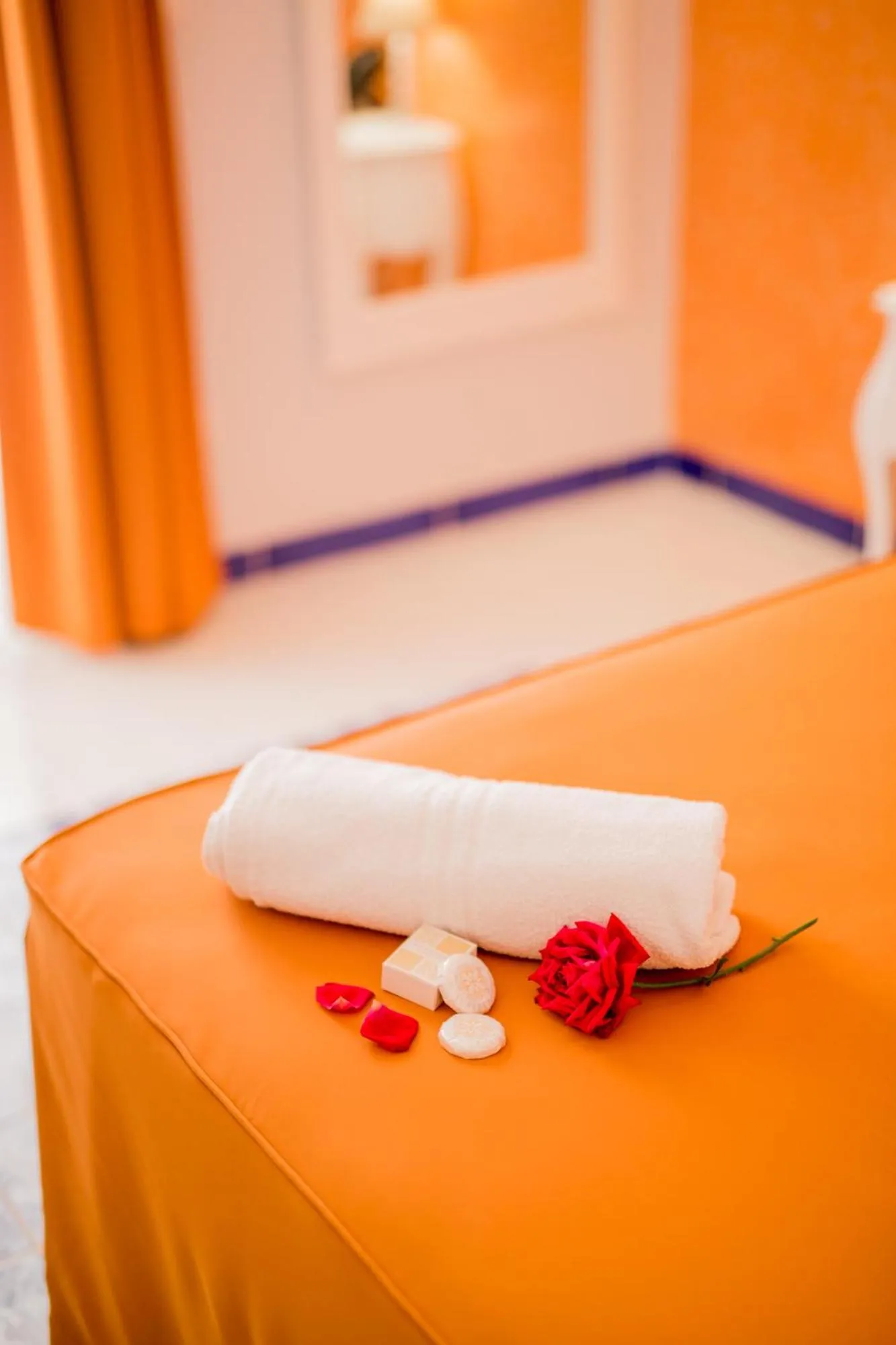 Bed in Odysseus Hotel