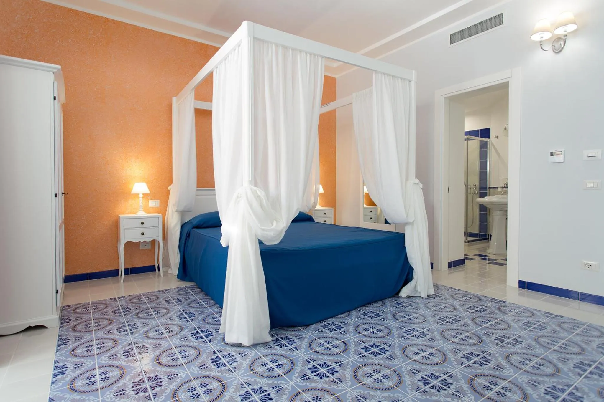 Bed in Odysseus Hotel