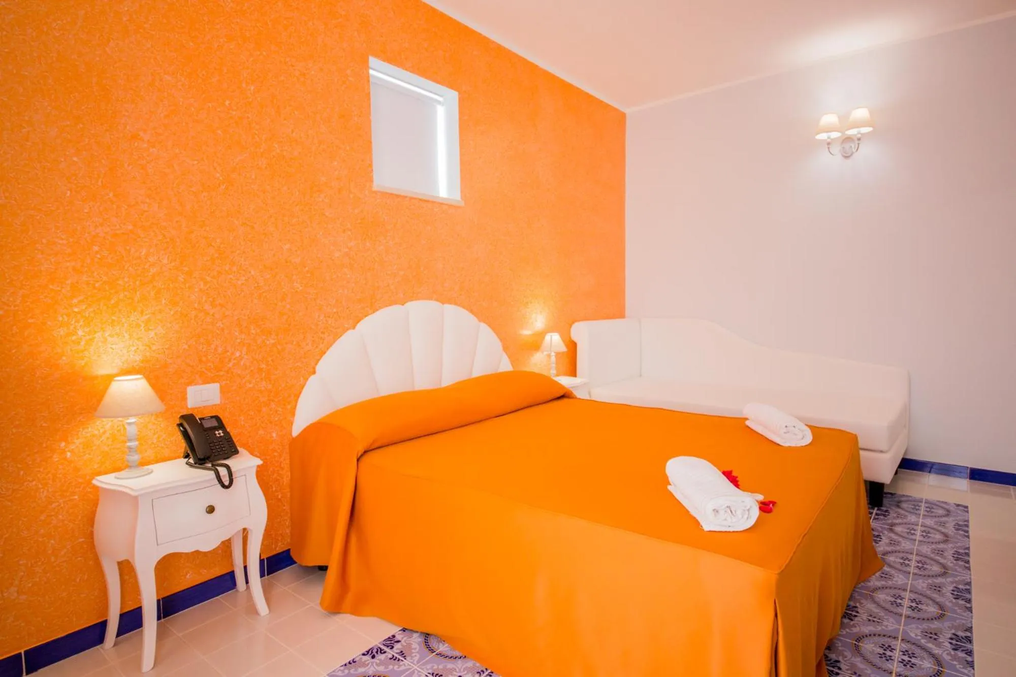 Bed in Odysseus Hotel