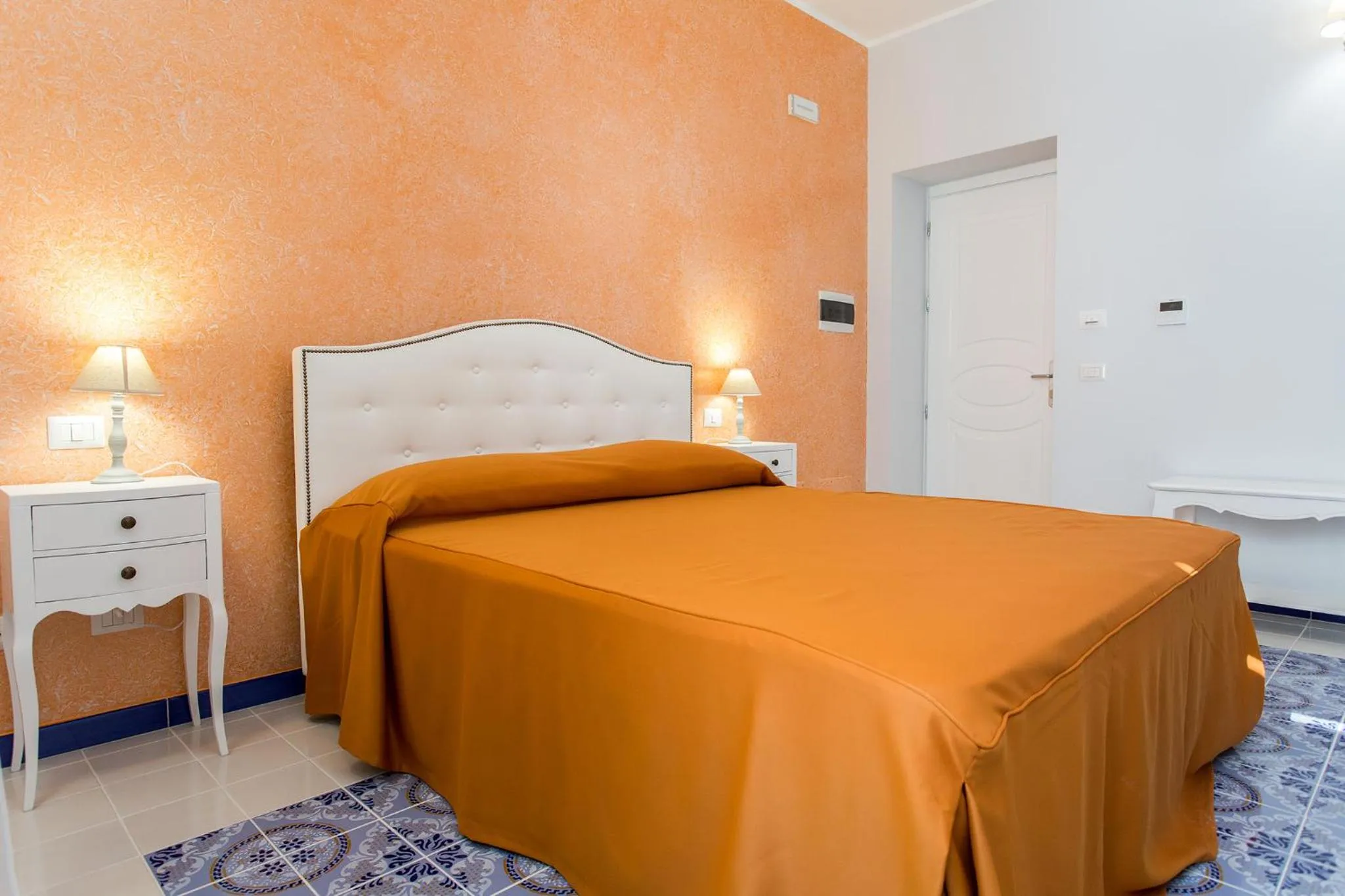 Bed in Odysseus Hotel