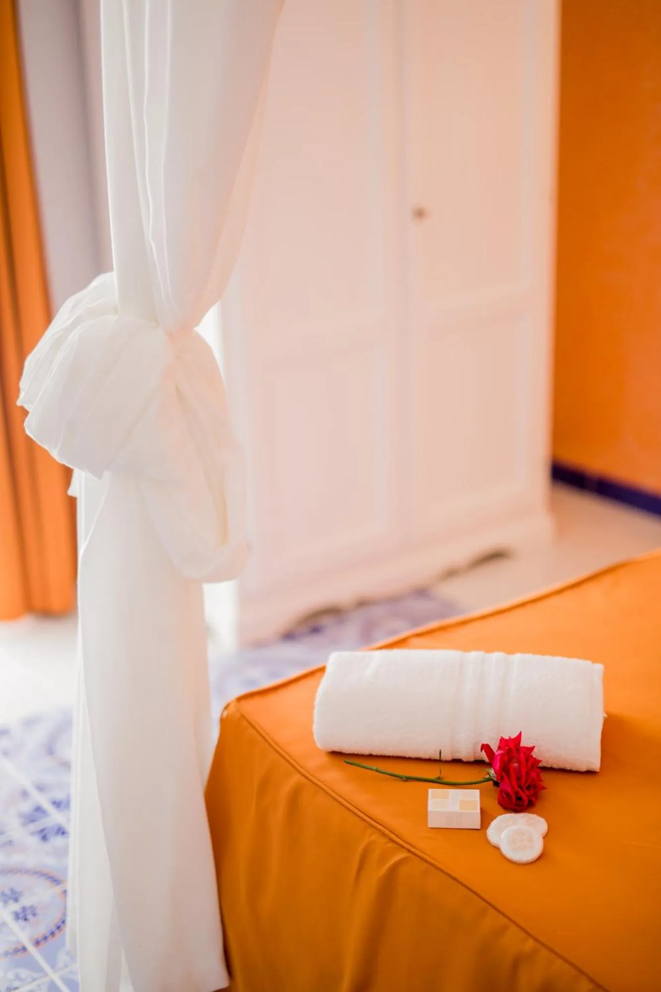 Bed in Odysseus Hotel