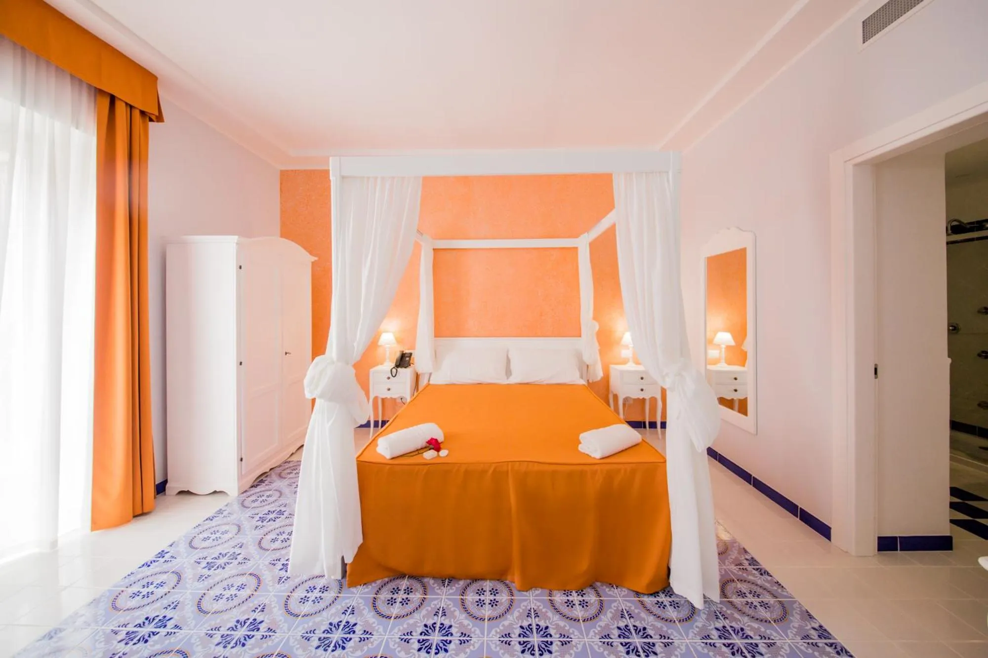 Bed in Odysseus Hotel