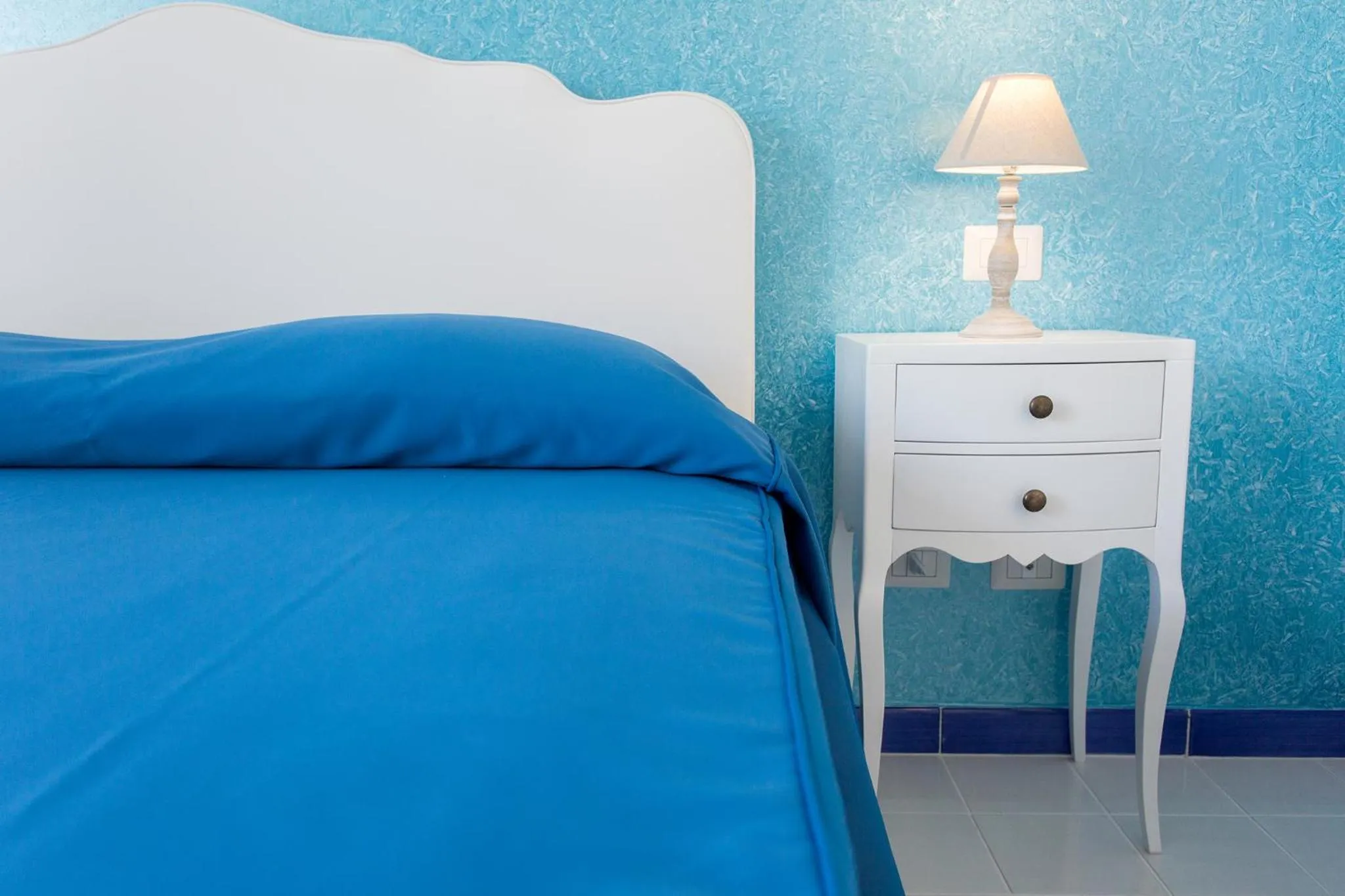 Bed in Odysseus Hotel