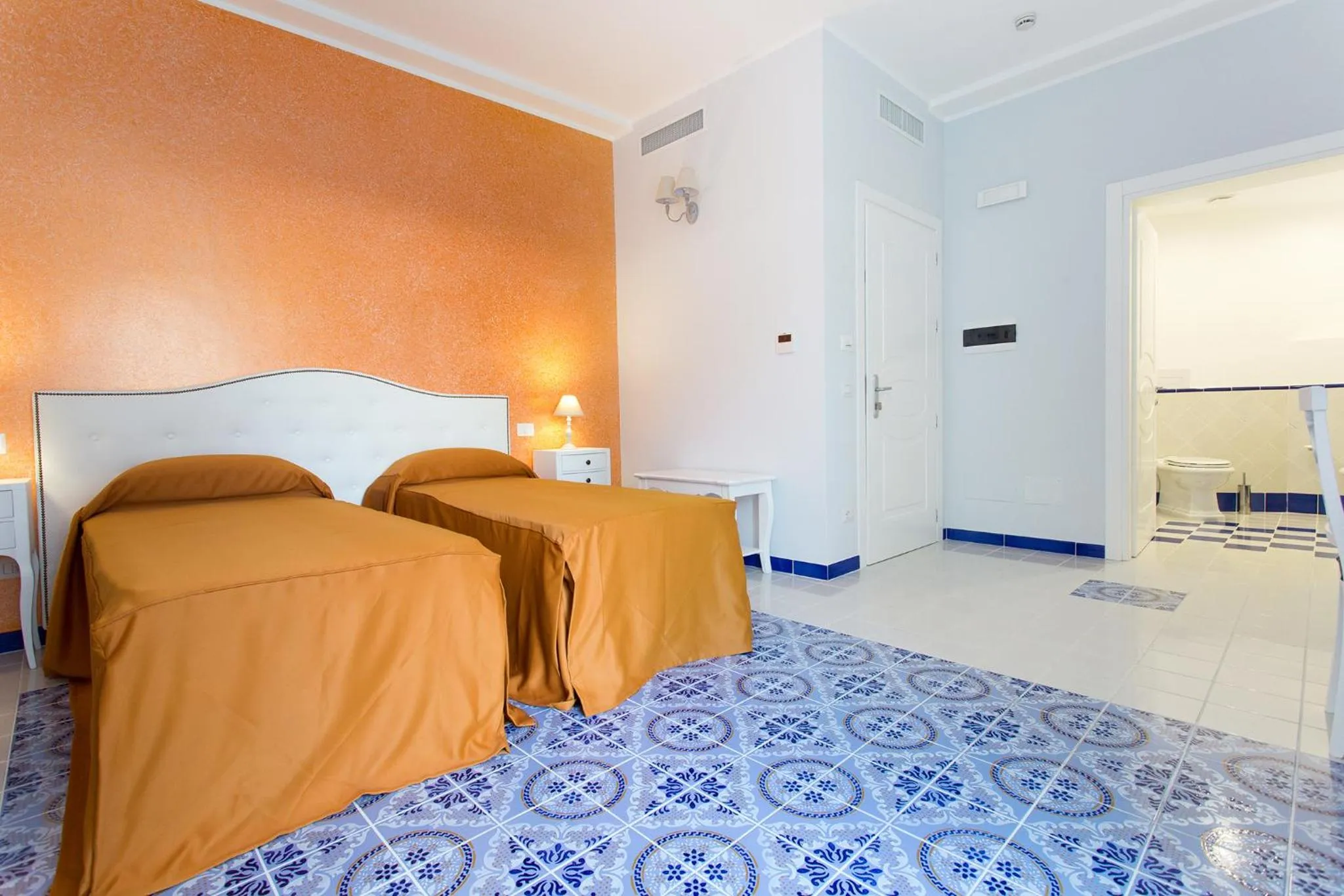 Bed in Odysseus Hotel