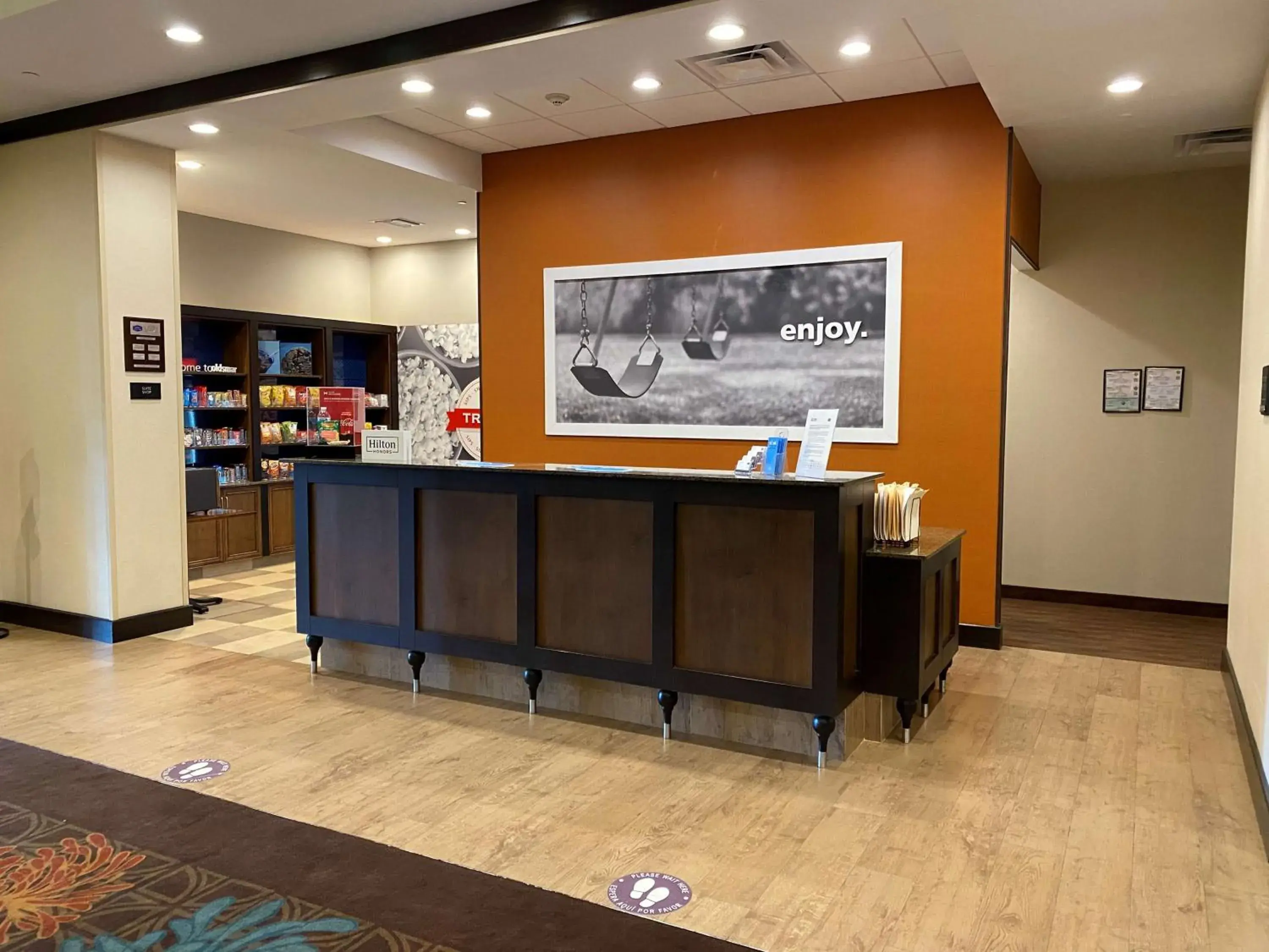 Lobby or reception in Hampton Inn & Suites Tampa Northwest/Oldsmar Lobby or reception in Hampton Inn & Suites Tampa Northwest/Oldsmar