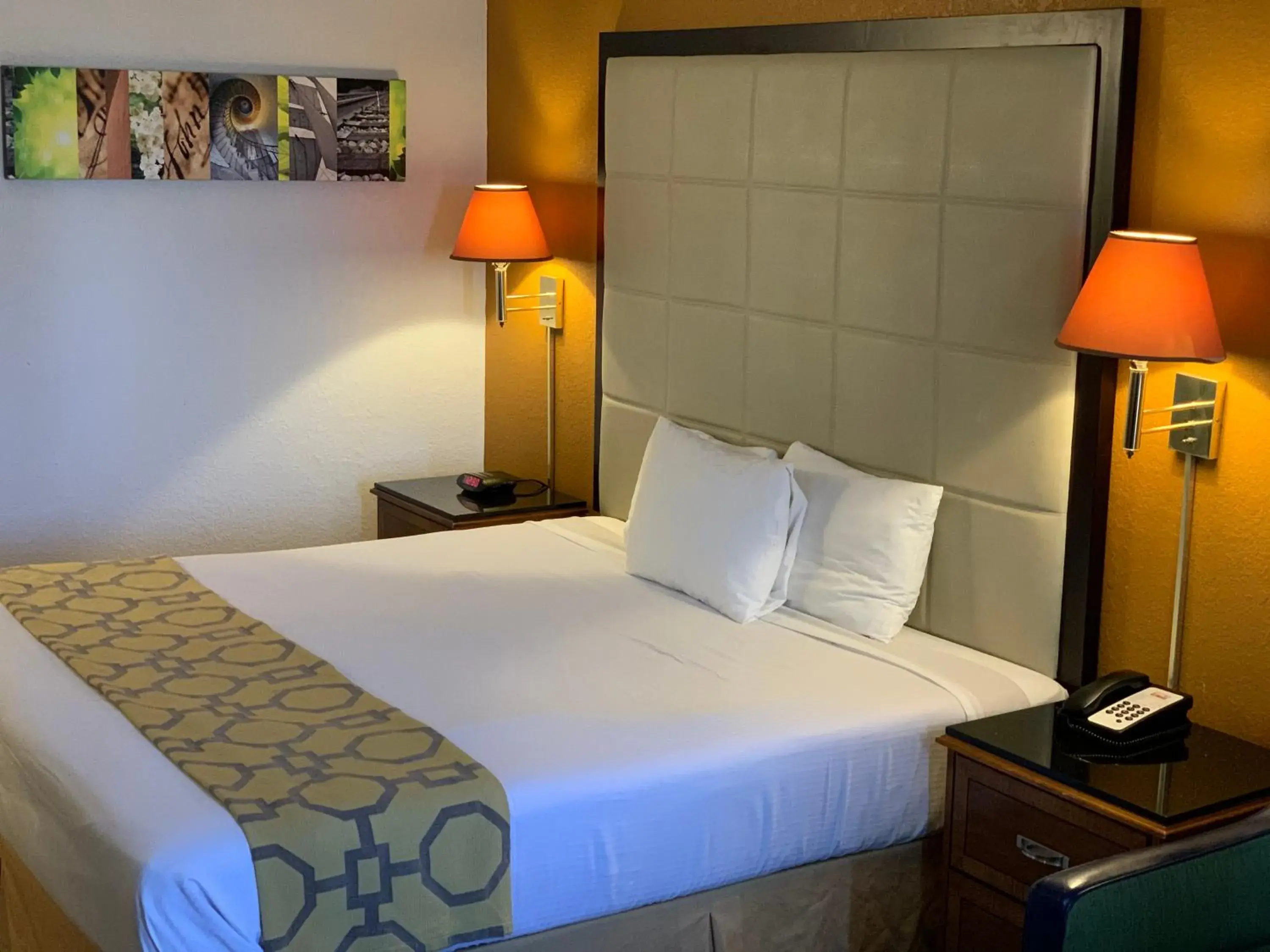 View (from property/room), Bed in Brentwood Inn & Suites View (from property/room), Bed in Brentwood Inn & Suites