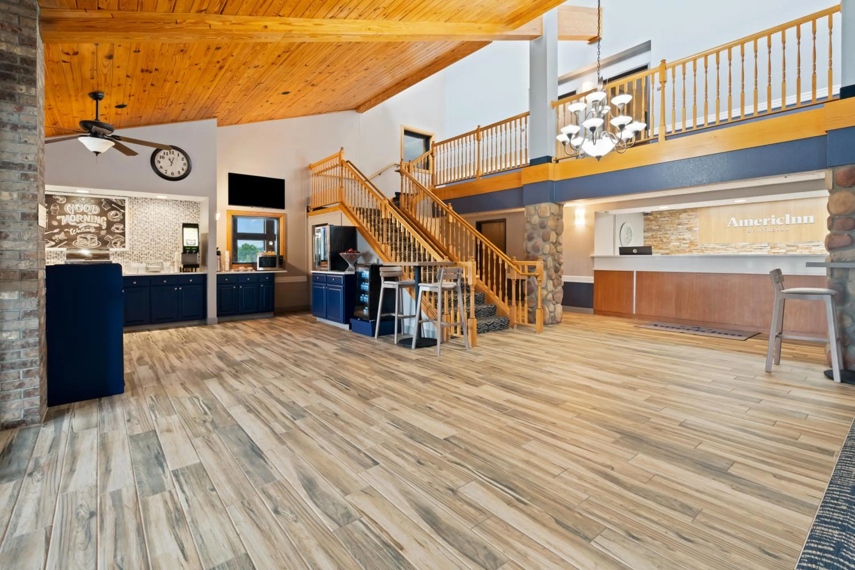 Lobby or reception in AmericInn by Wyndham Bismarck