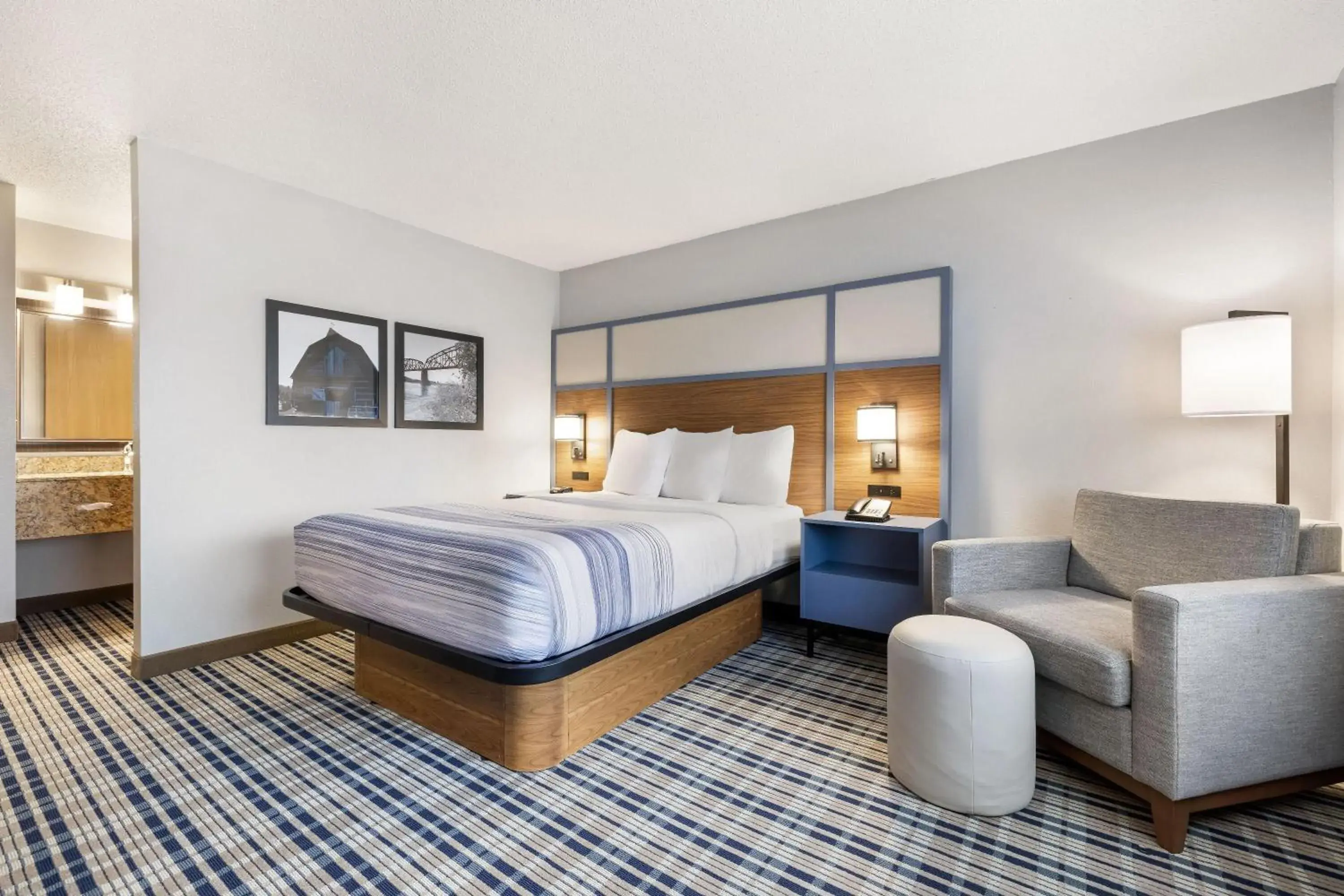 Bed in AmericInn by Wyndham Bismarck Bed in AmericInn by Wyndham Bismarck