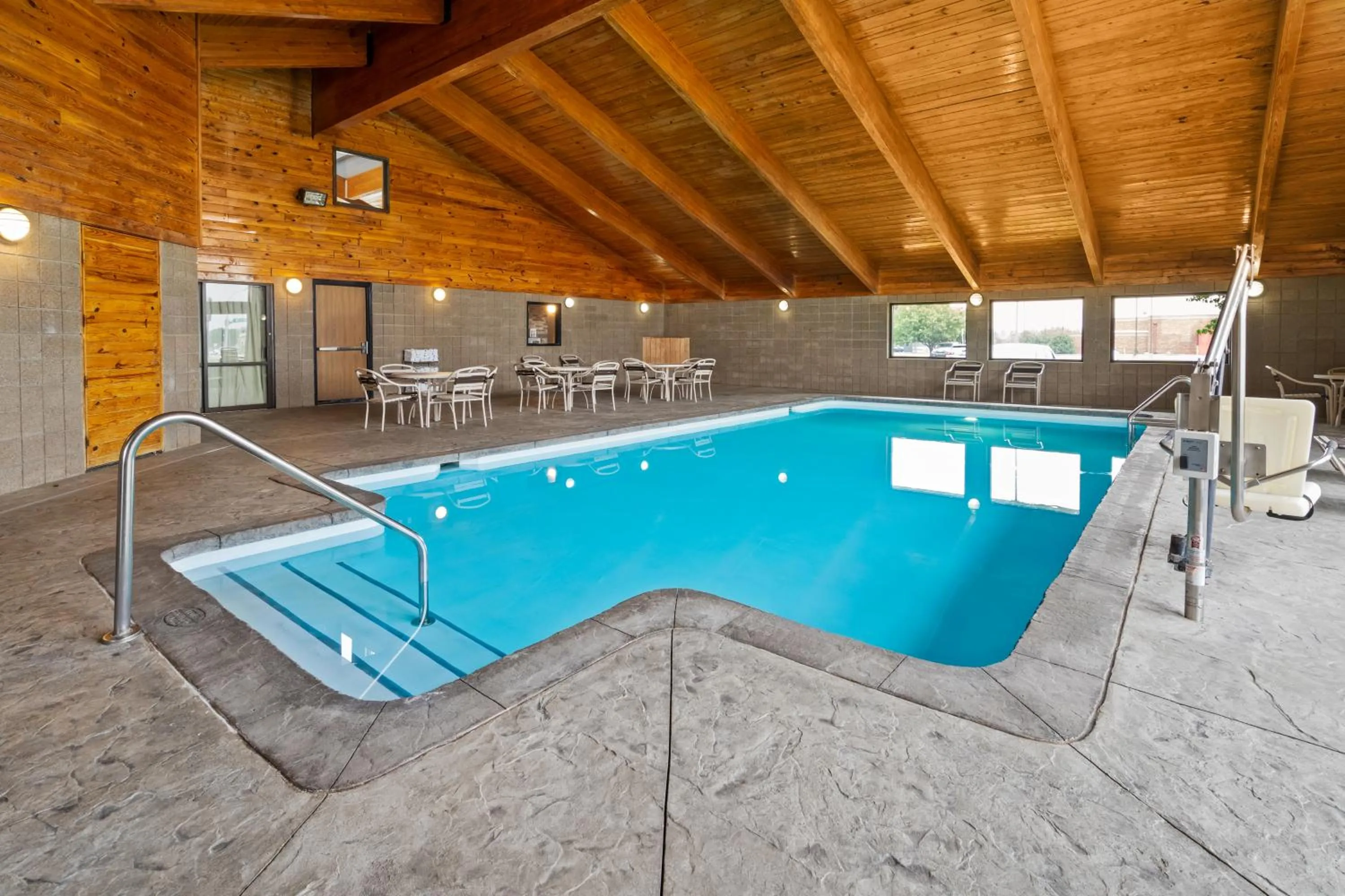 Swimming pool in AmericInn by Wyndham Bismarck