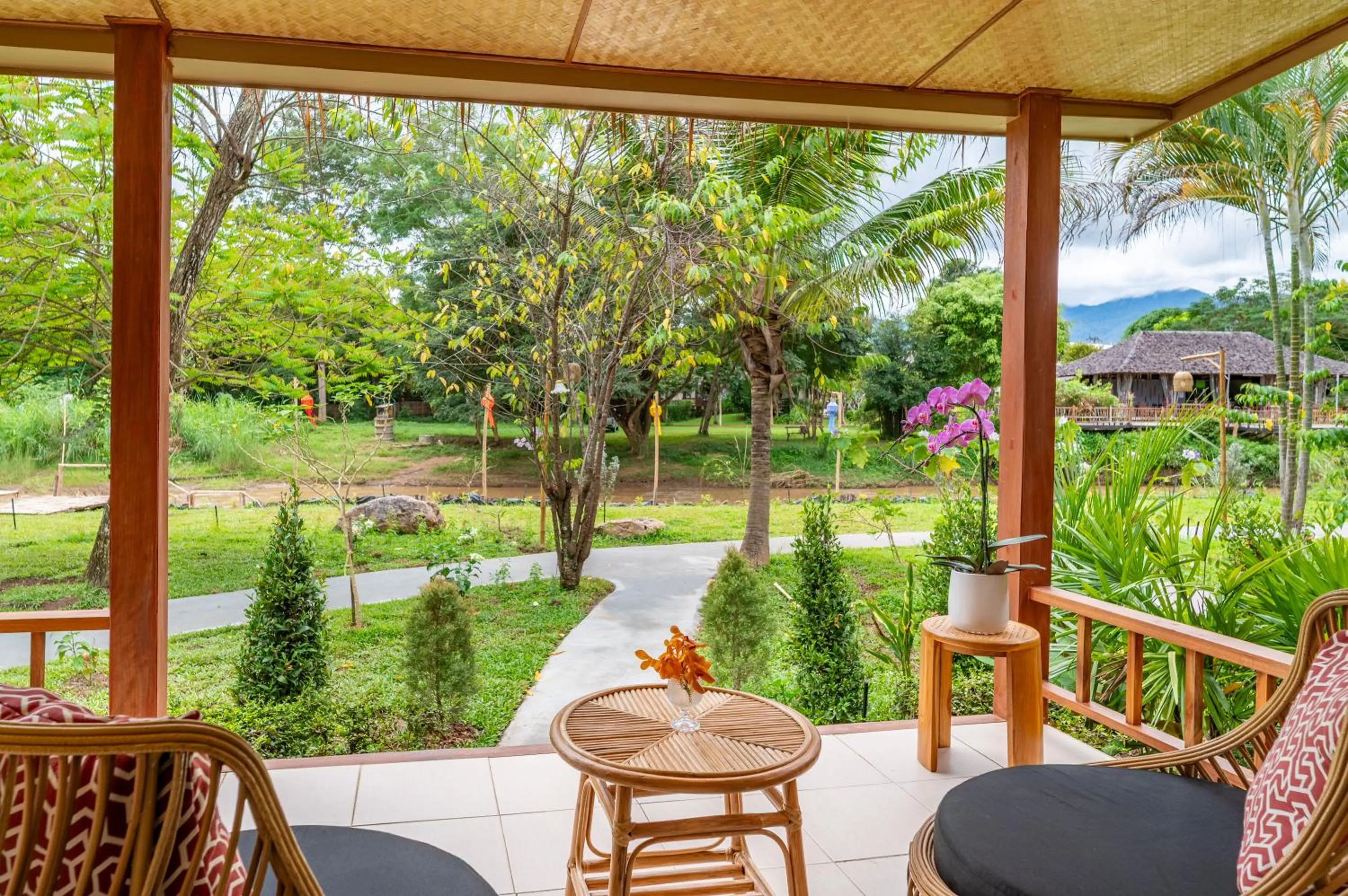 Patio in The Riverfront Reserve