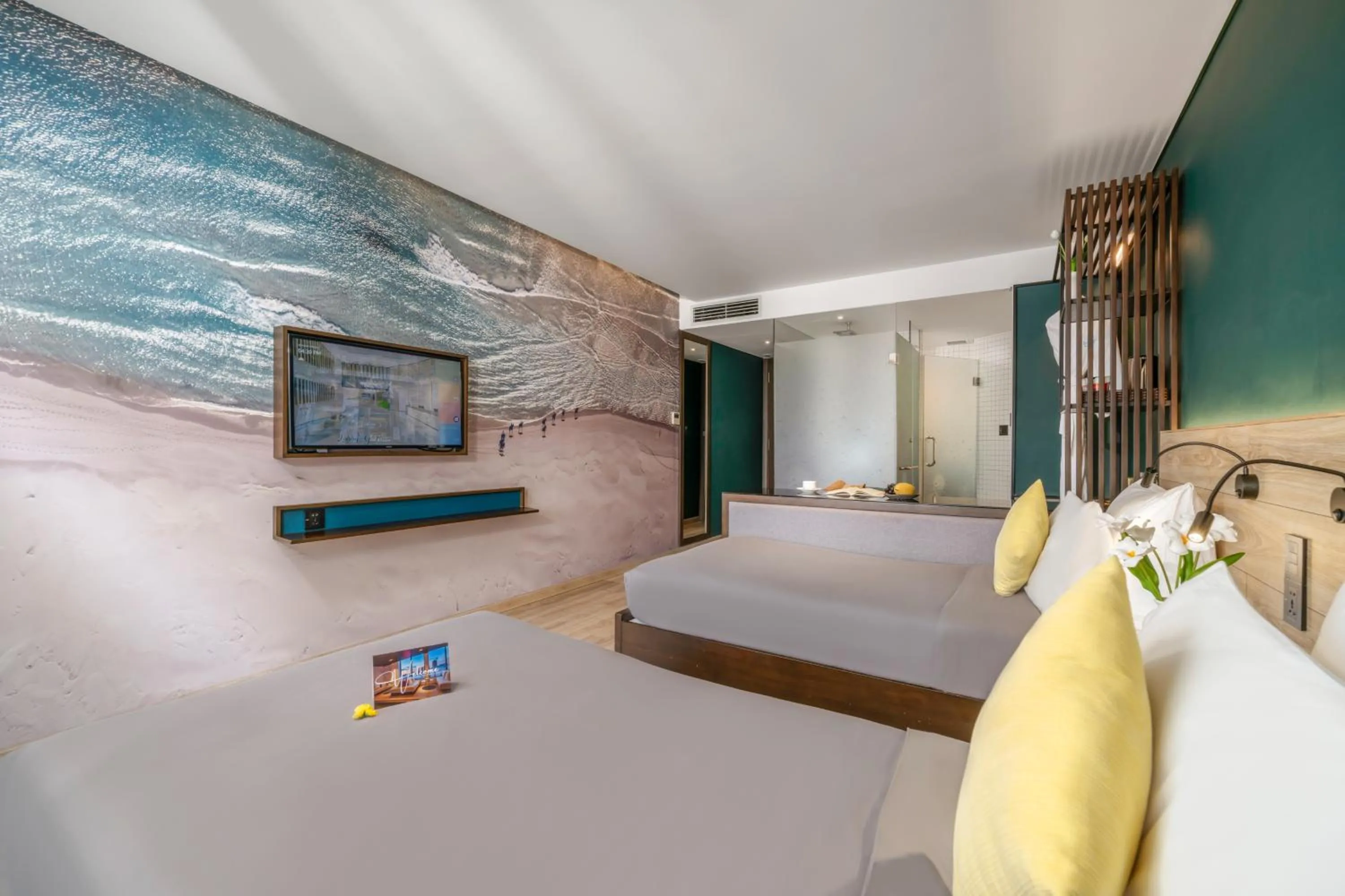 Bed in Satya Da Nang Hotel Han Market