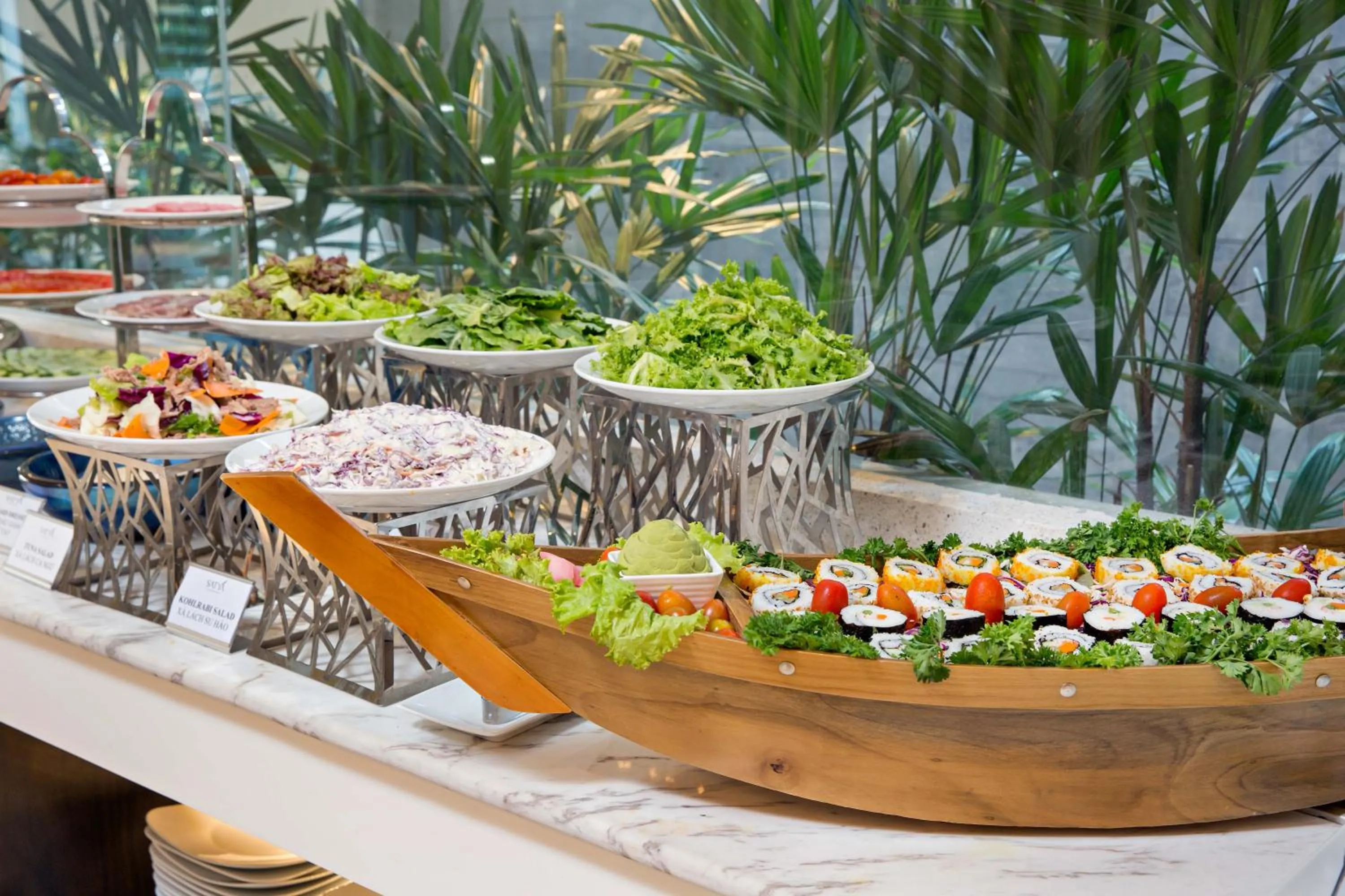 Buffet breakfast in Satya Da Nang Hotel Han Market