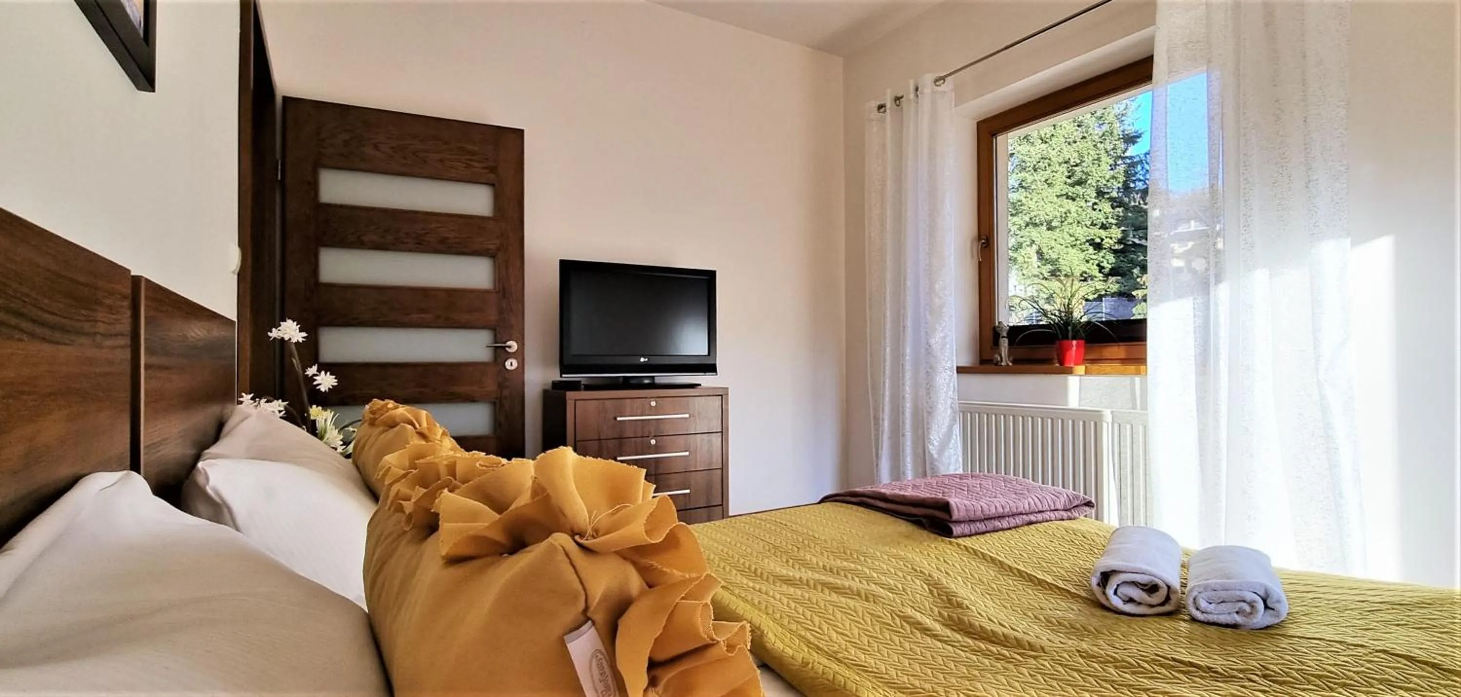 Bedroom, Bed in VIP Apartamenty Gorące Źródła