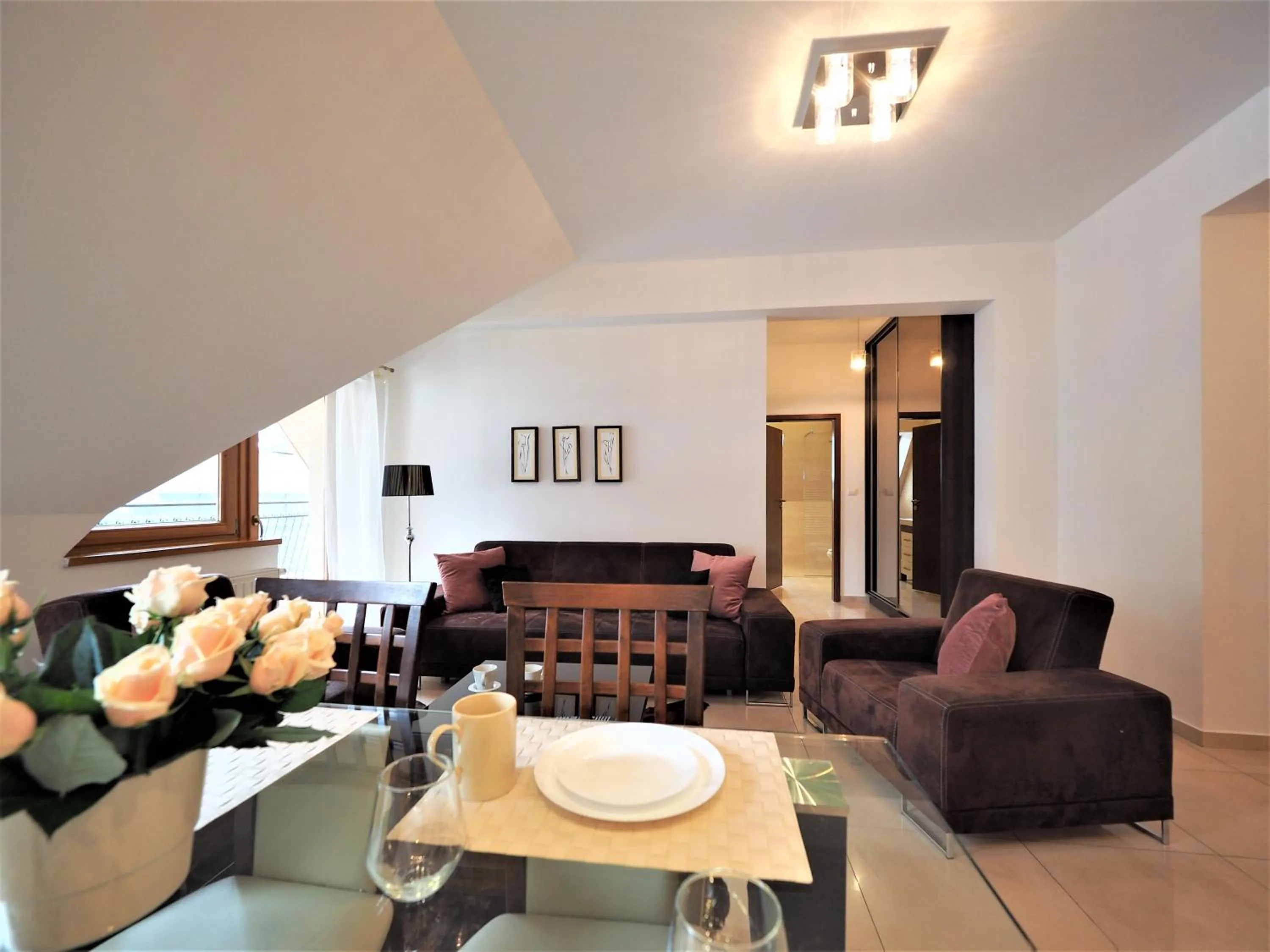Living room in VIP Apartamenty Gorące Źródła