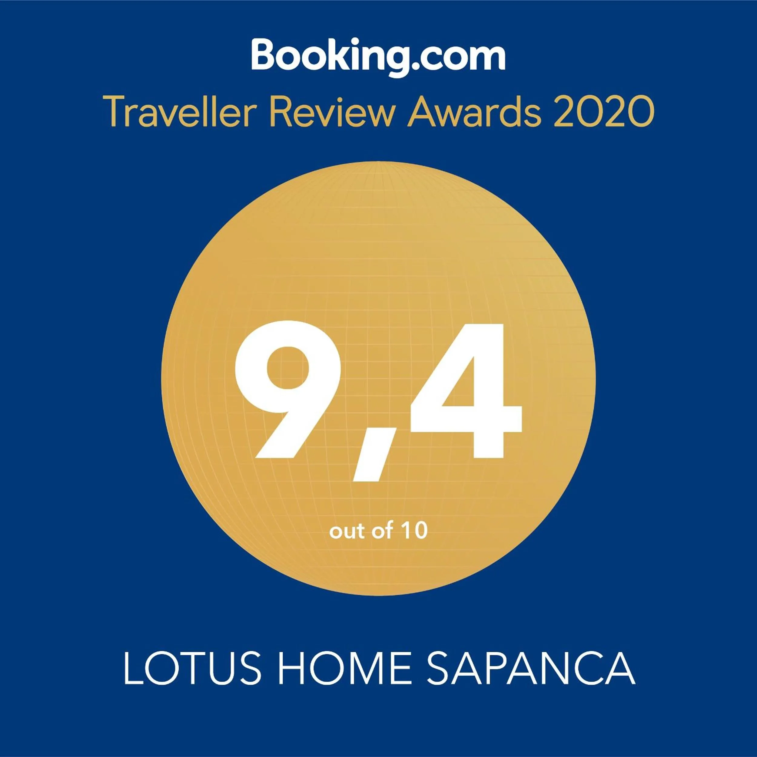 Certificate/Award in LOTUS HOME SAPANCA