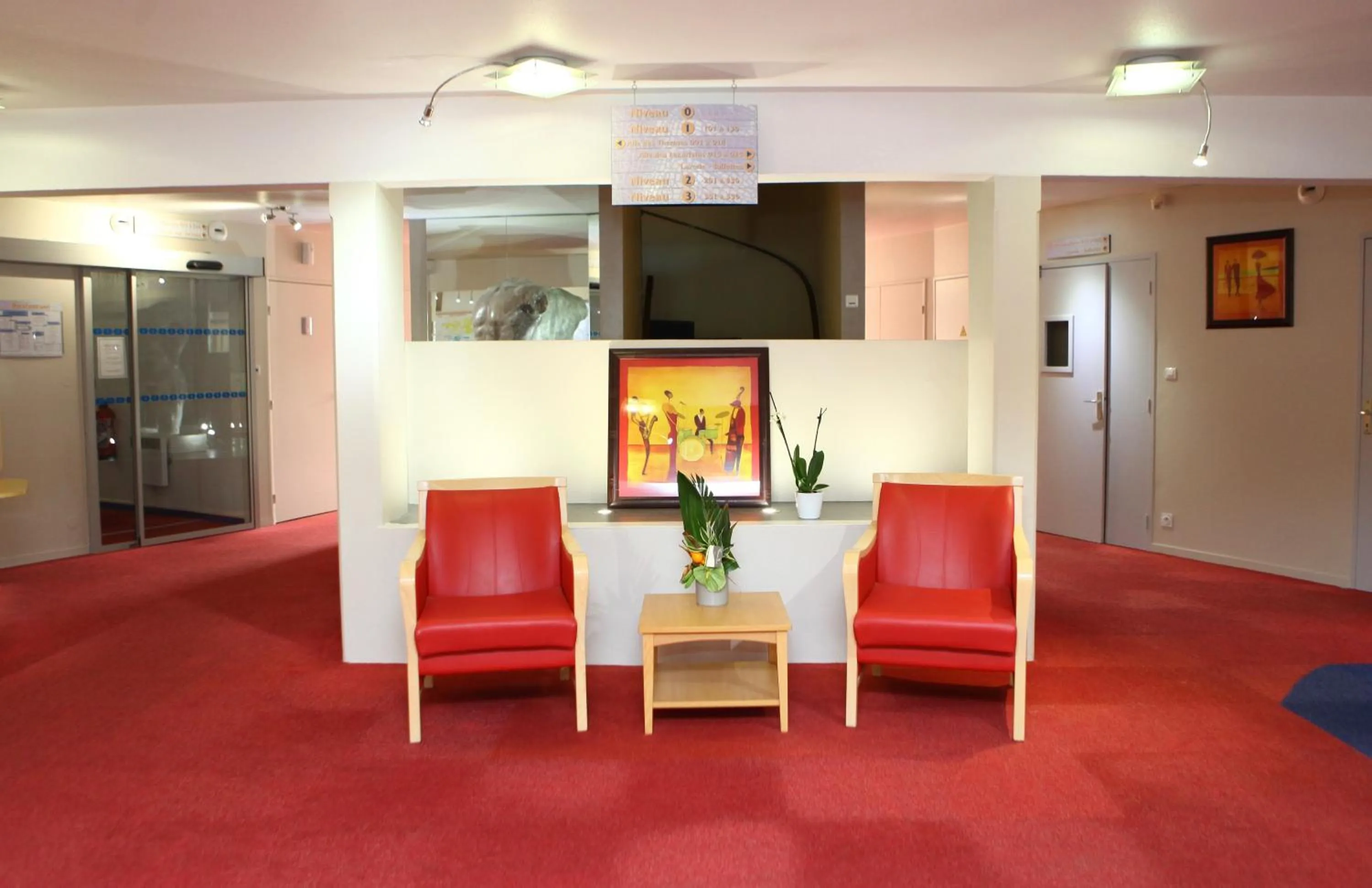 Lobby or reception in LES TERRASSES DE BORDA***