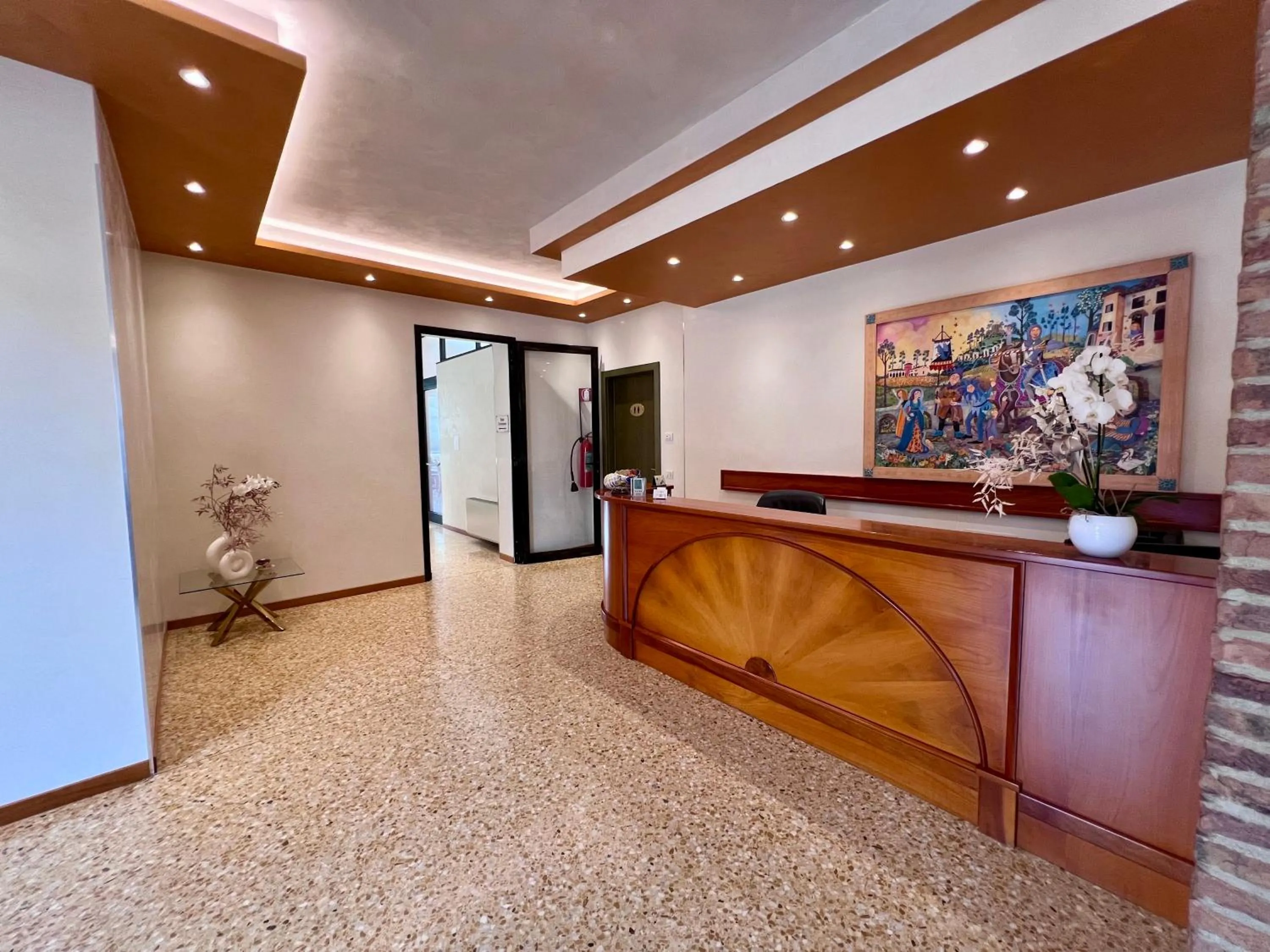 Lobby or reception in Cà Rocca Relais