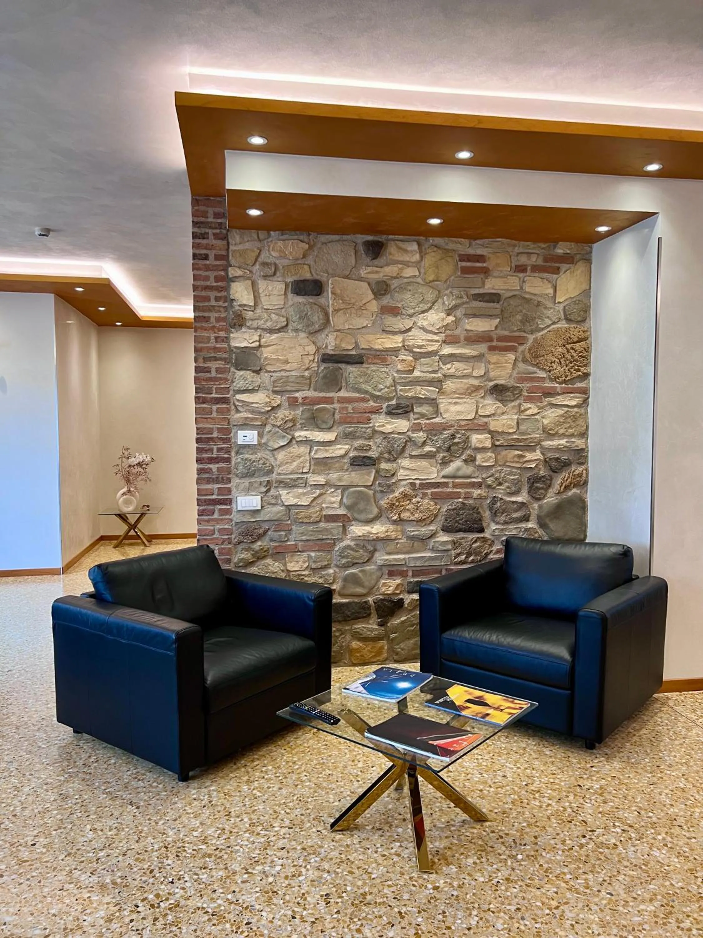 Communal lounge/ TV room in Cà Rocca Relais