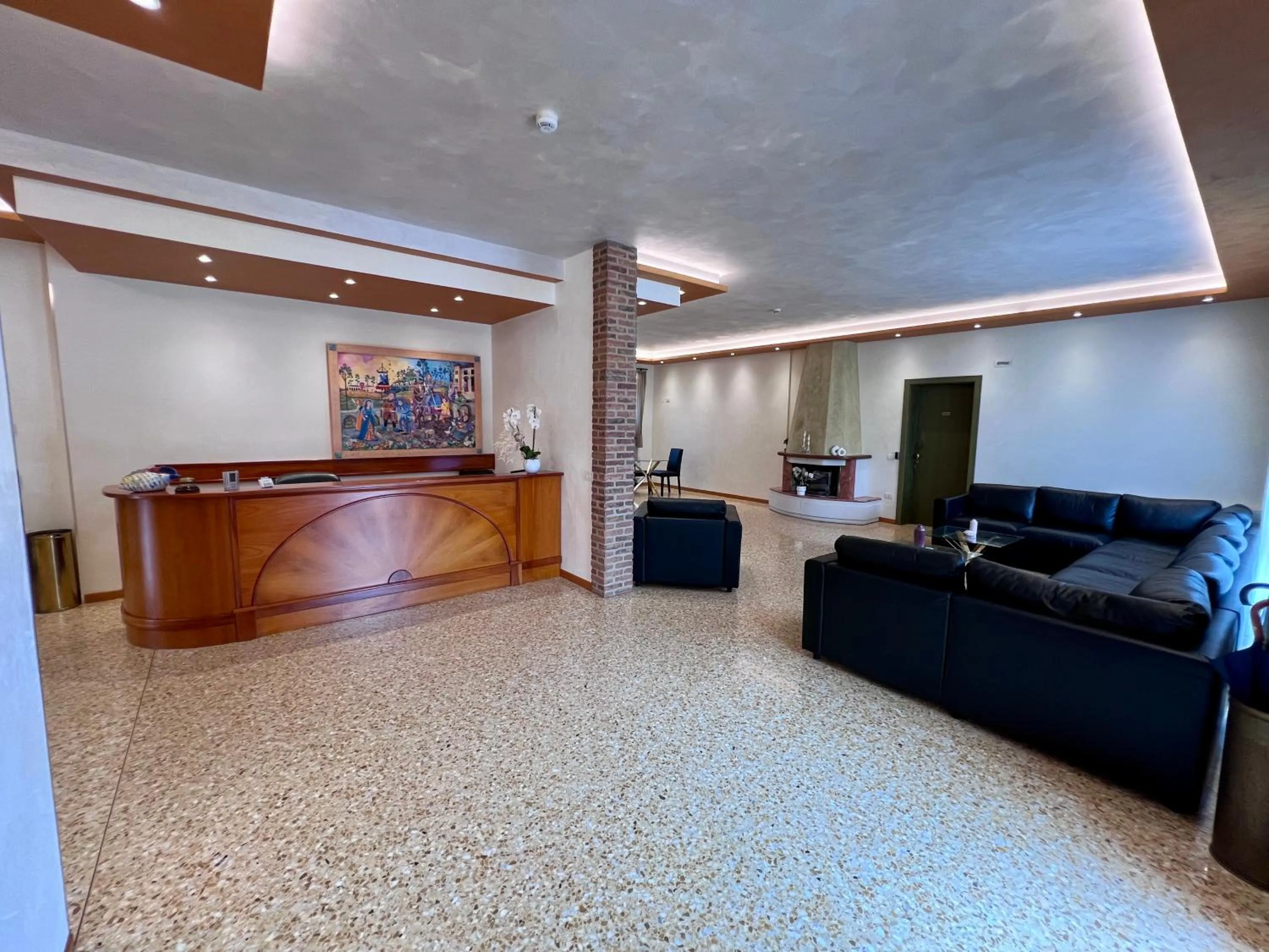 Lobby or reception in Cà Rocca Relais