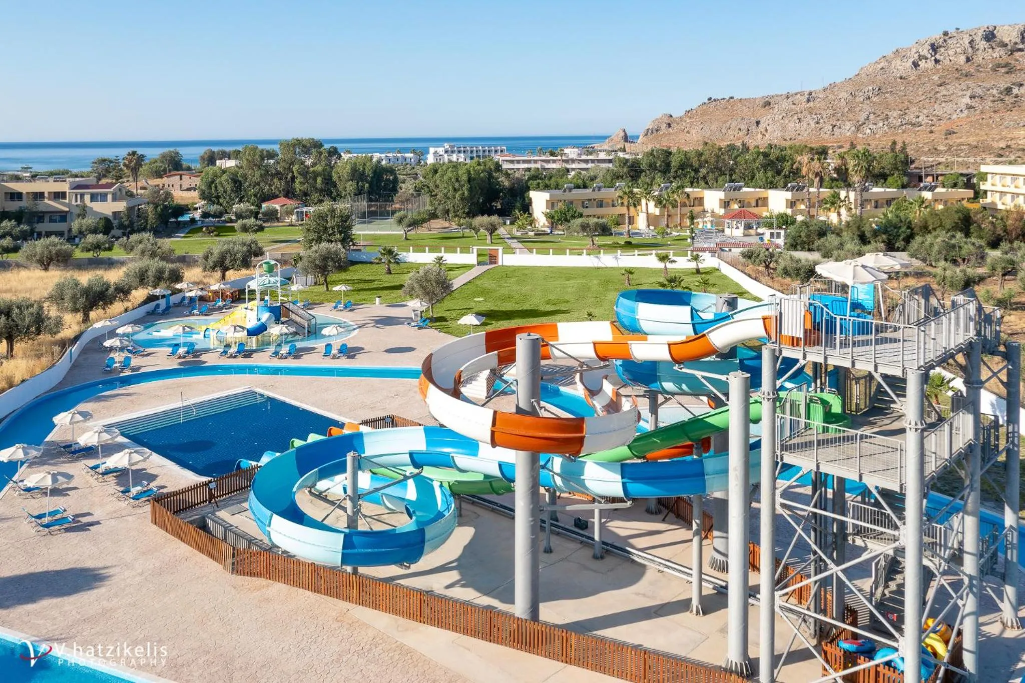 Aqua park in Olive Garden Hotel