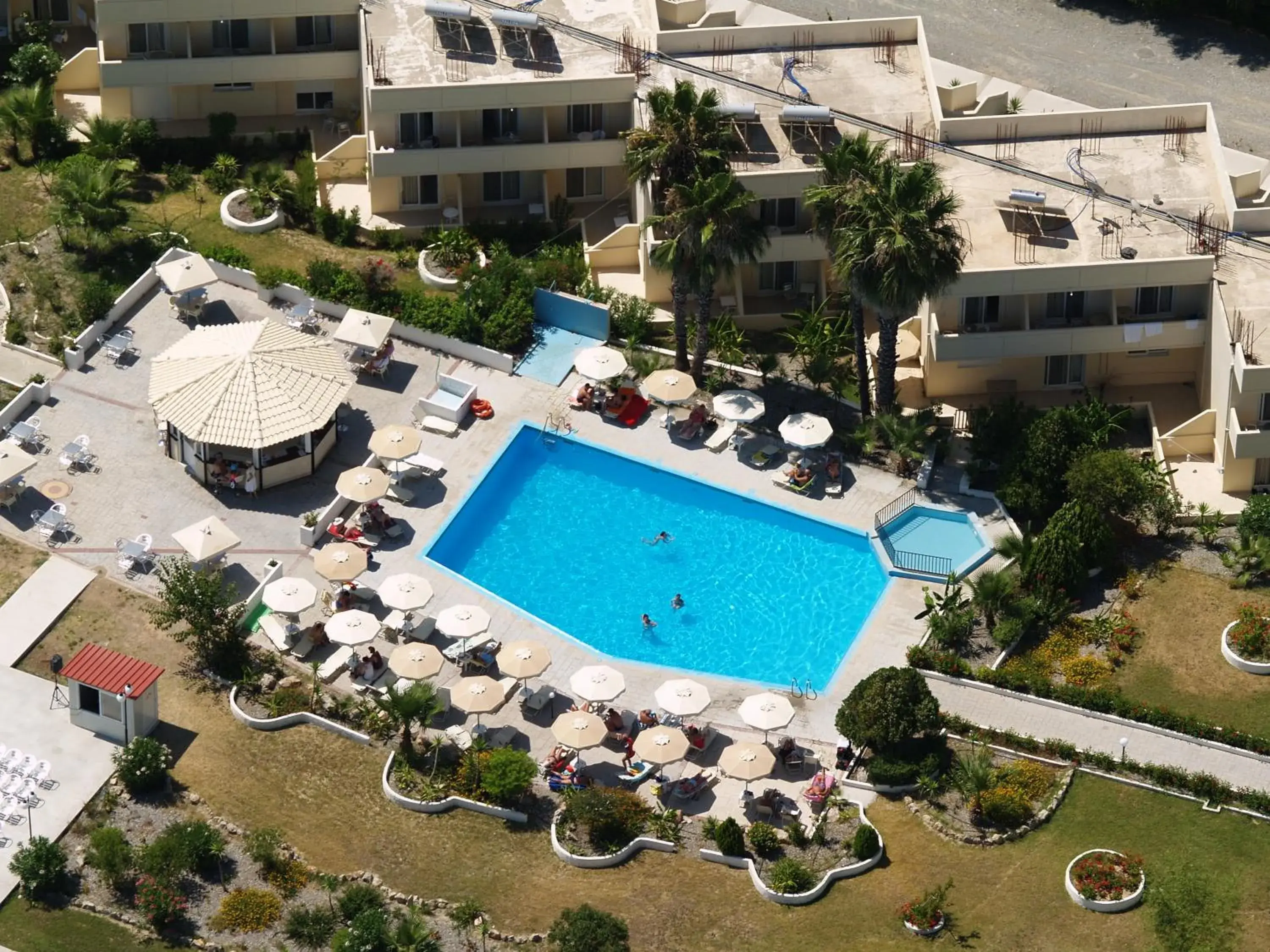 Bird's eye view in Olive Garden Hotel Bird's eye view in Olive Garden Hotel