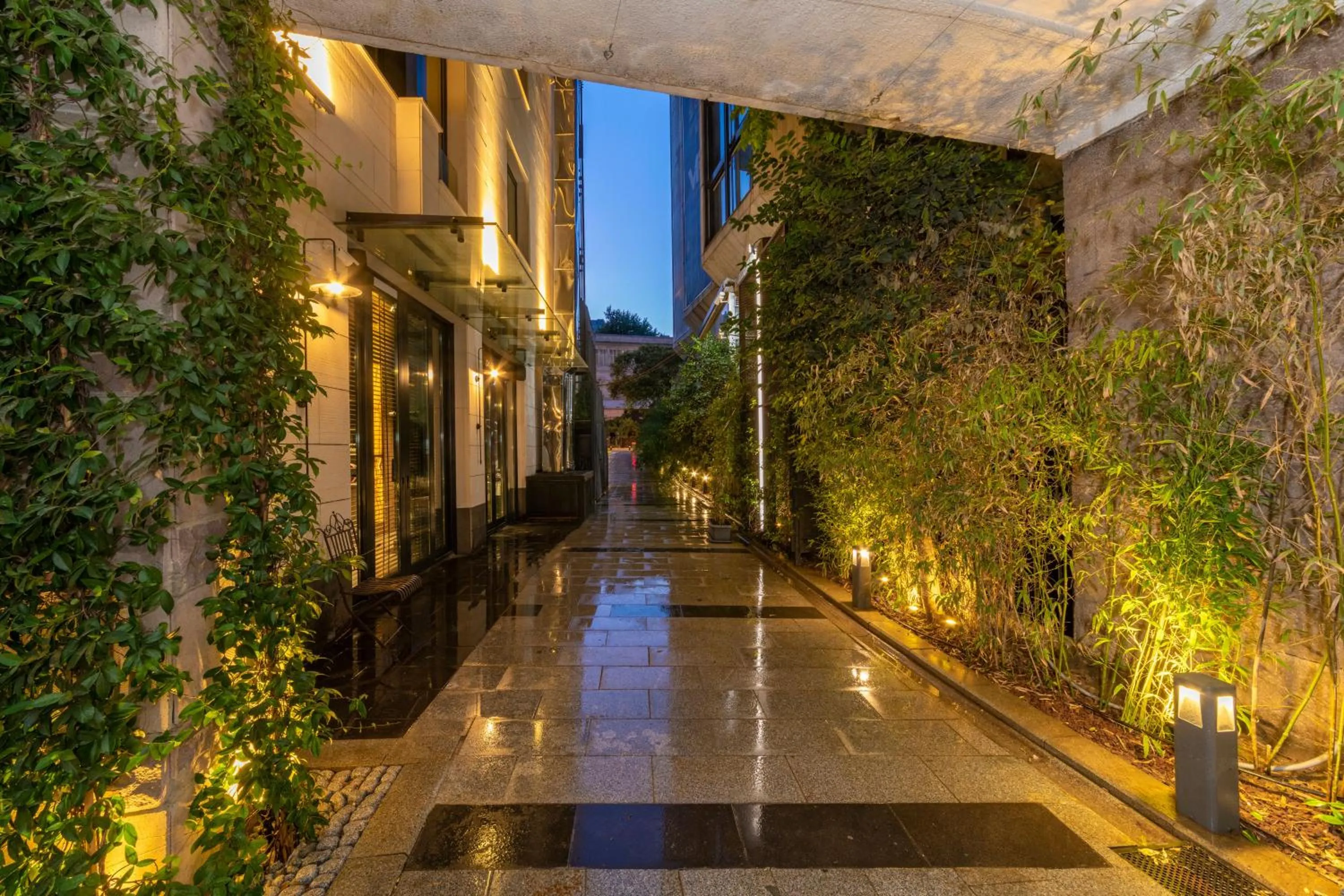 Garden view in Opale Hotel