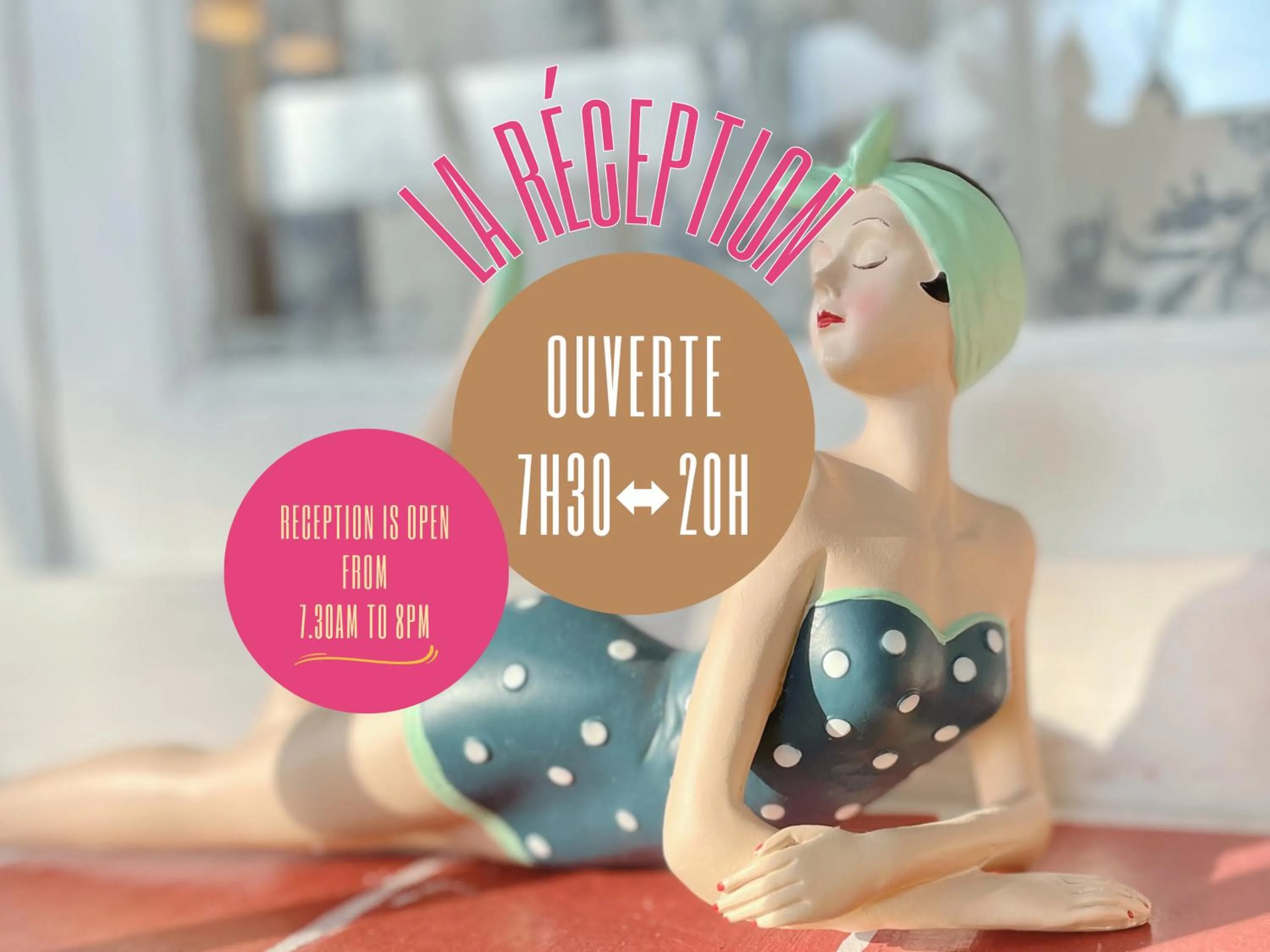 Lobby or reception in La Jabotte