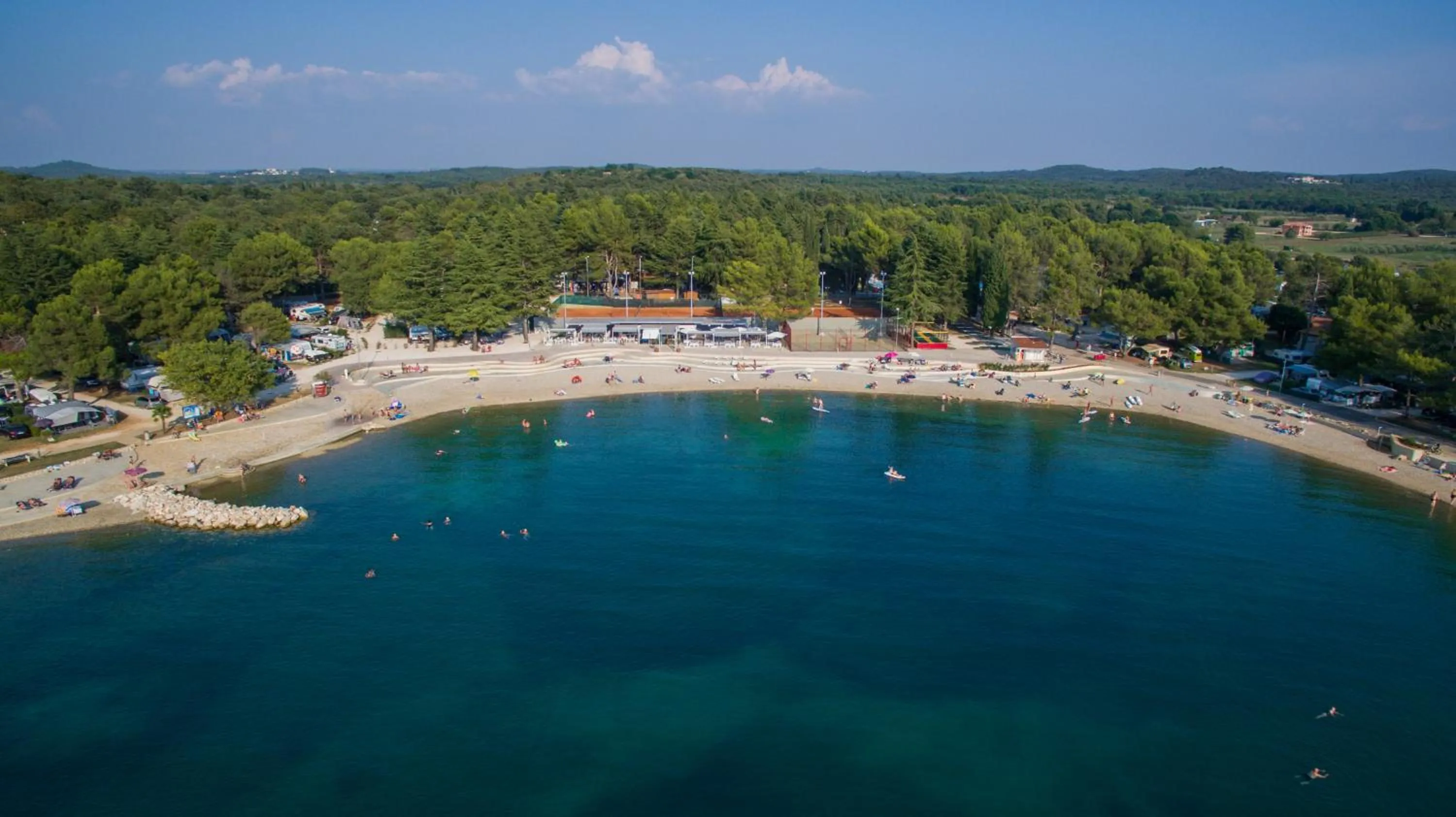 Natural landscape in Maistra Camping Valkanela Mobile homes